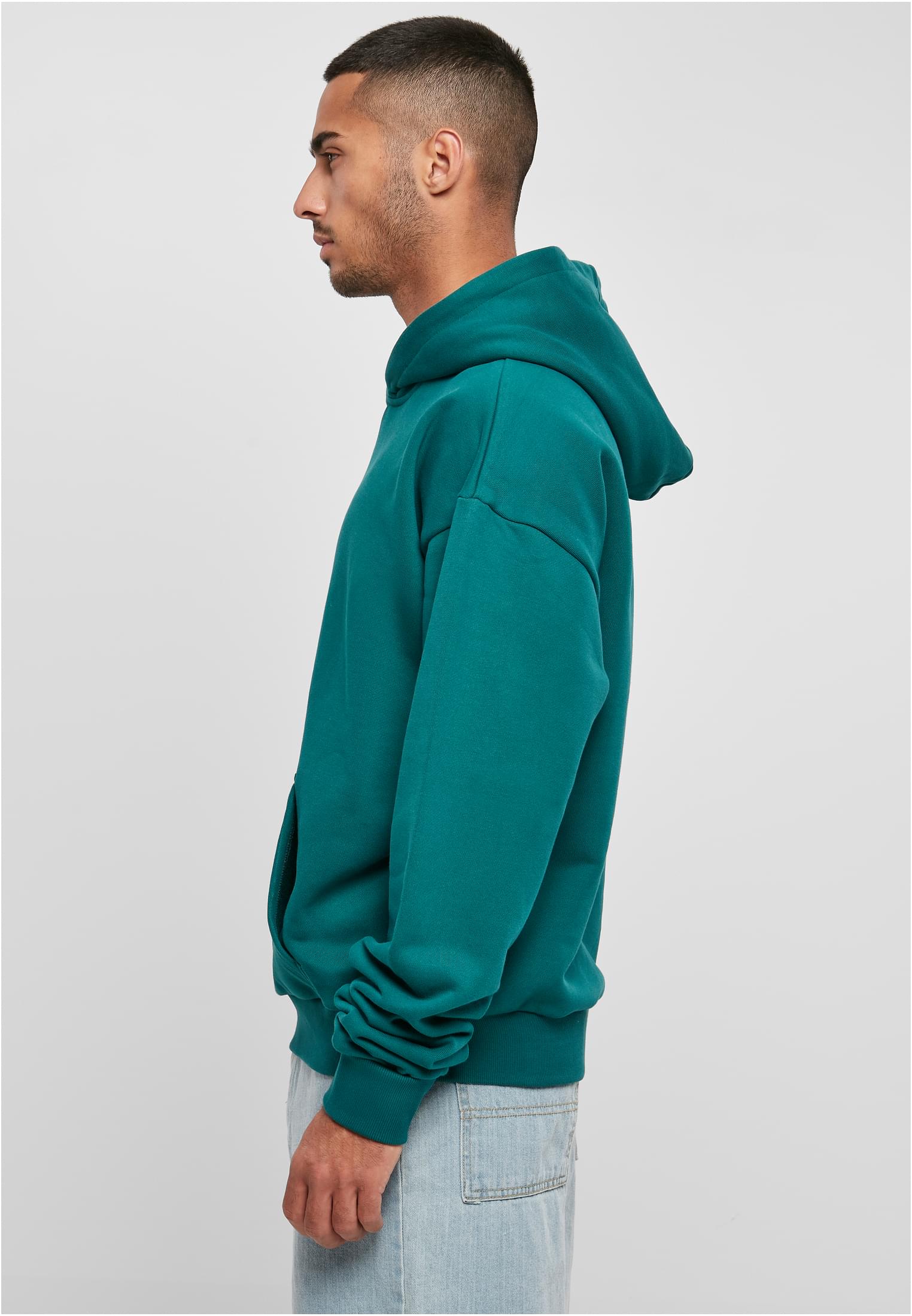 Ultra Heavy Cotton Box Hoody green | green