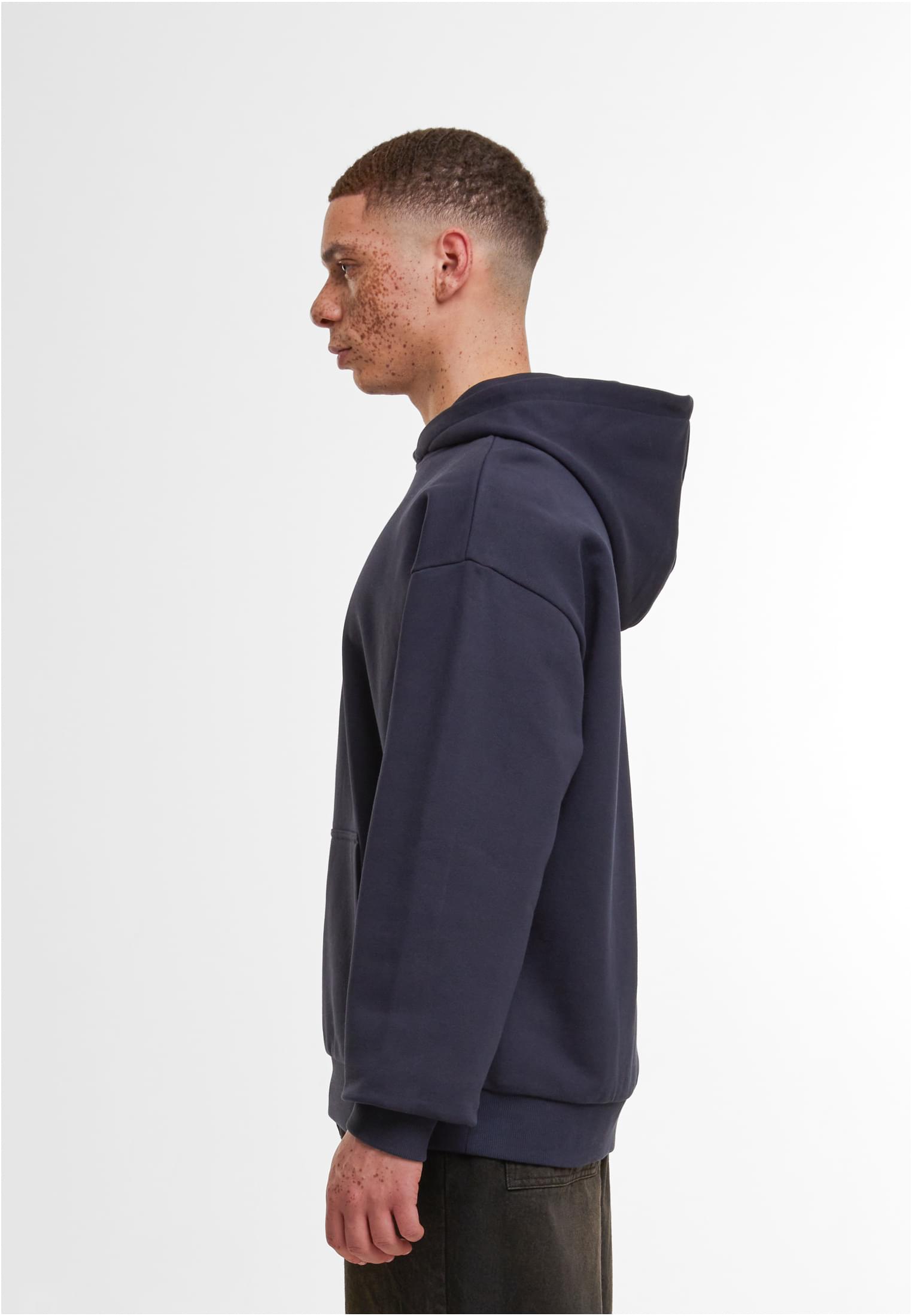 Ultra Heavy Cotton Box Hoody navy | navy