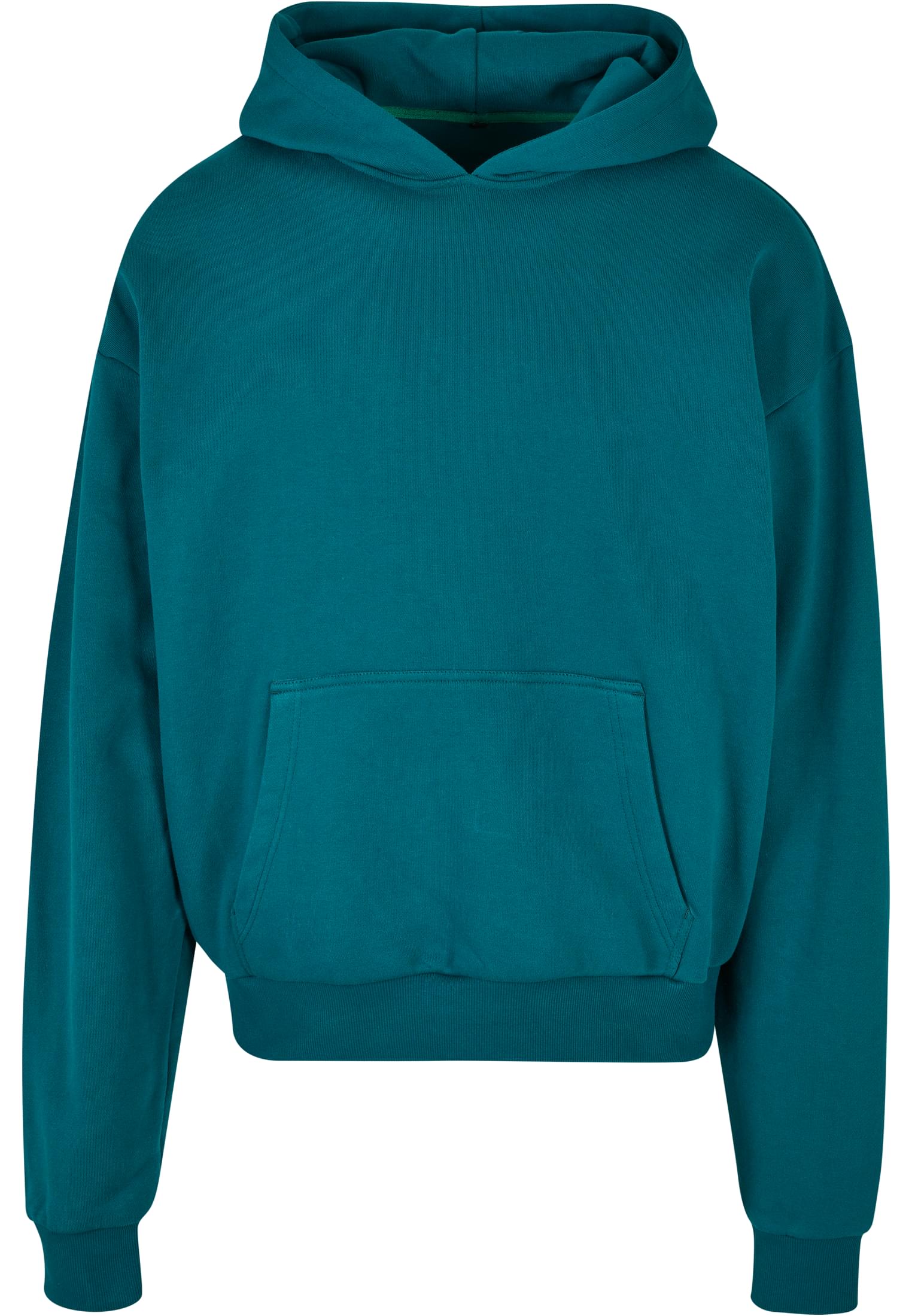 Ultra Heavy Cotton Box Hoody green | green