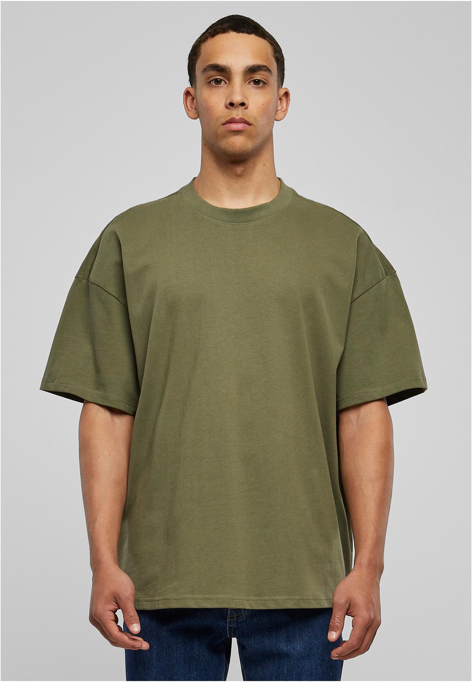 Ultra Heavy Cotton Box Tee olive | olive