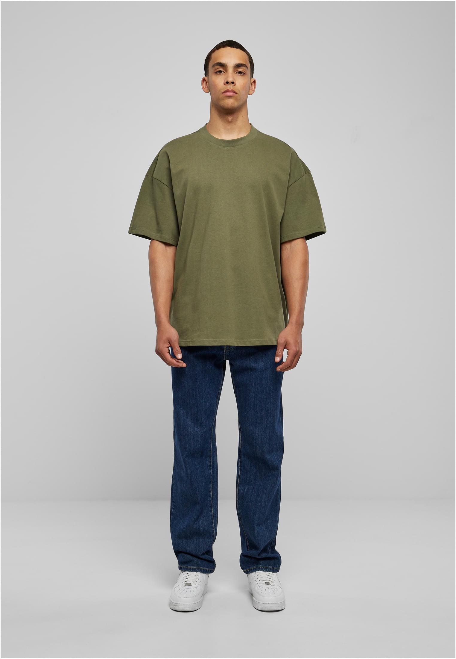 Ultra Heavy Cotton Box Tee olive | olive