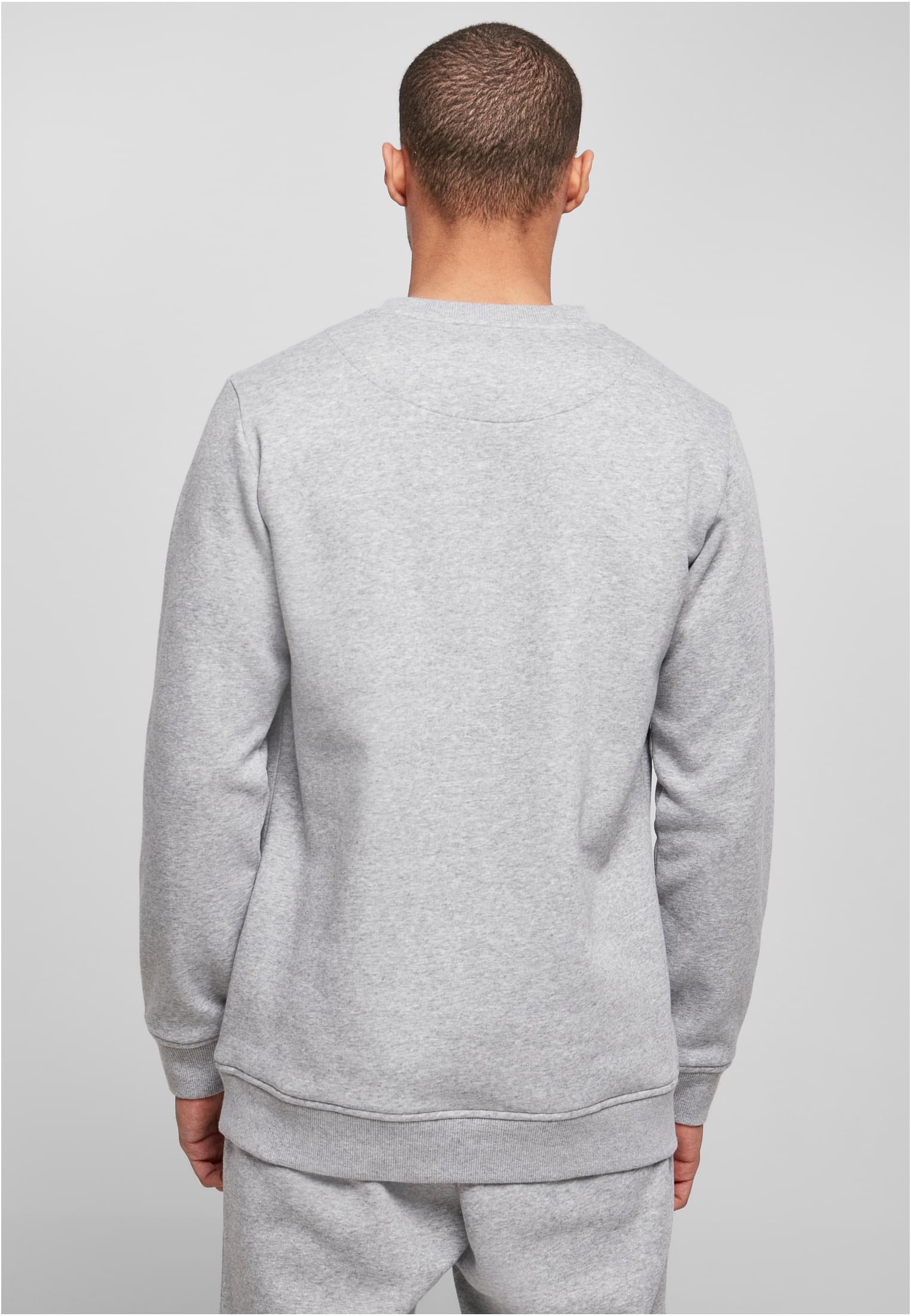 Organic Basic Crew heathergrey | heathergrey