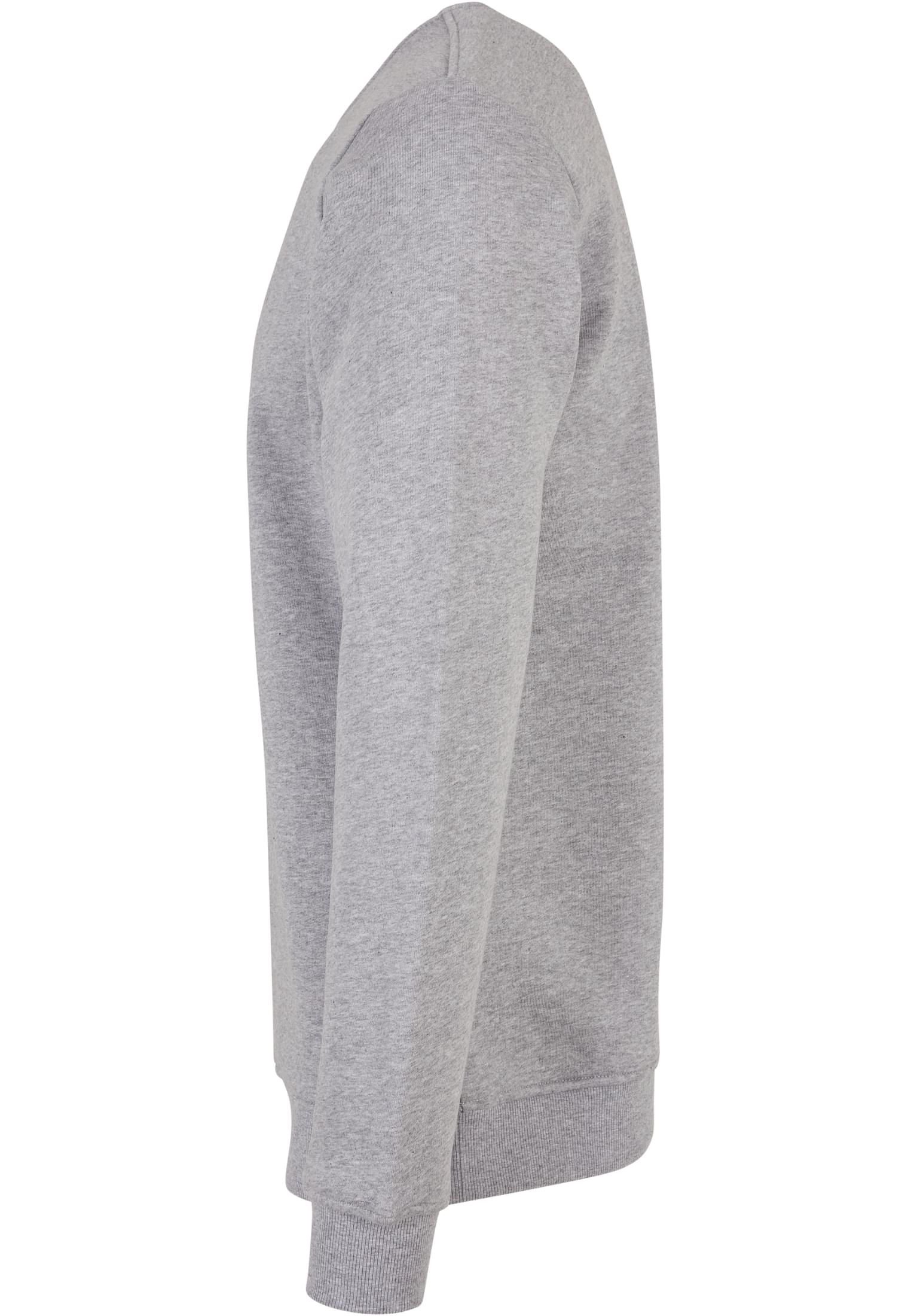 Organic Basic Crew heathergrey | heathergrey