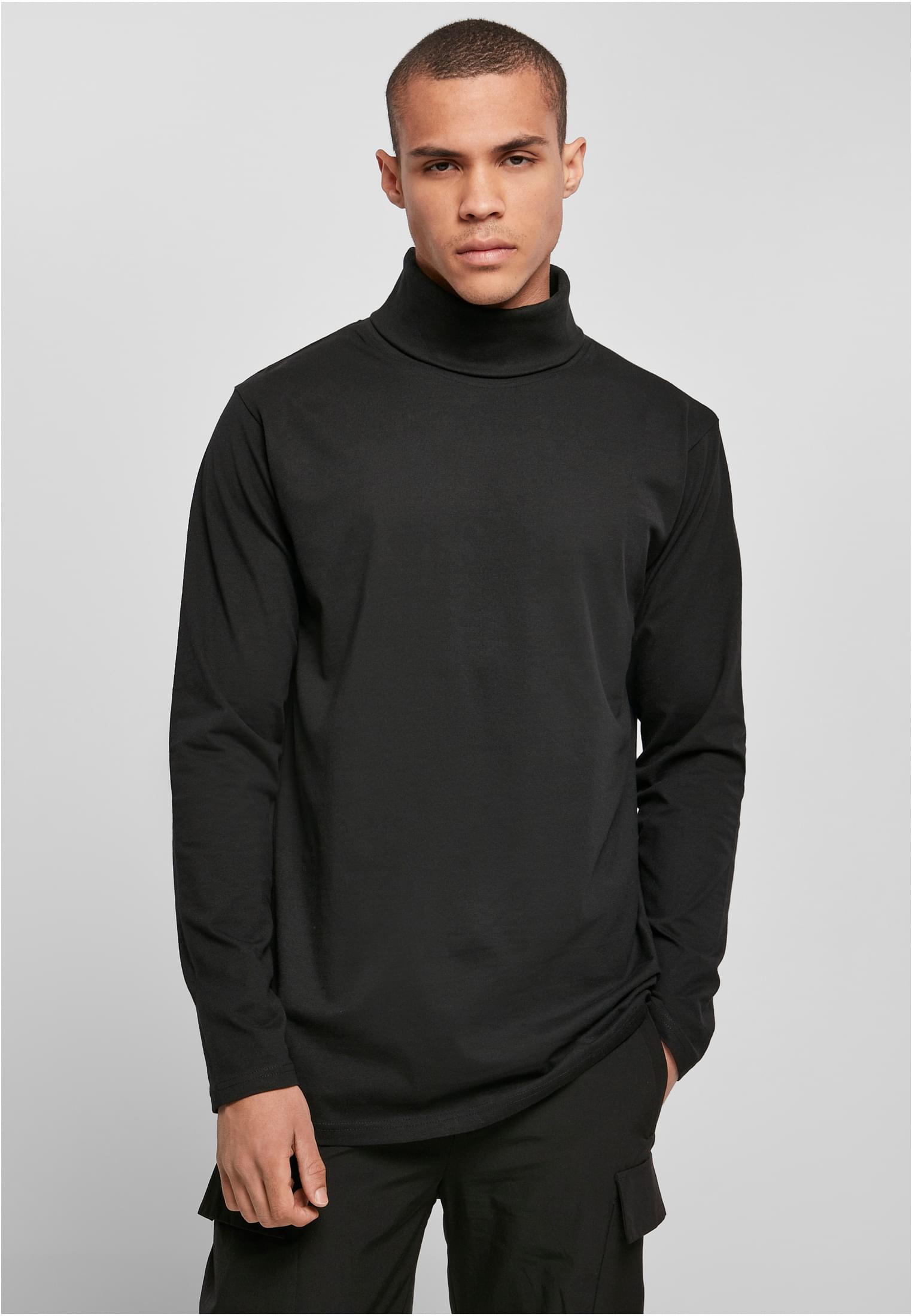 Turtle Neck LS black | black