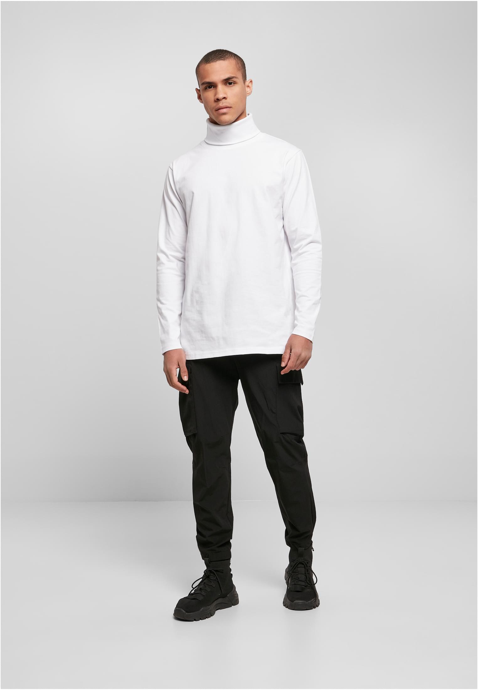 Turtle Neck LS white | white