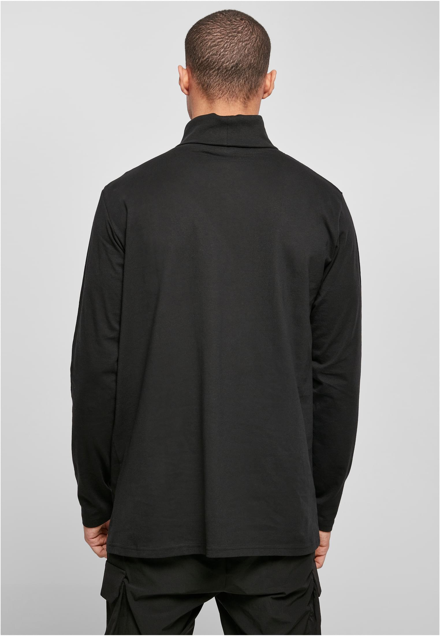Turtle Neck LS black | black