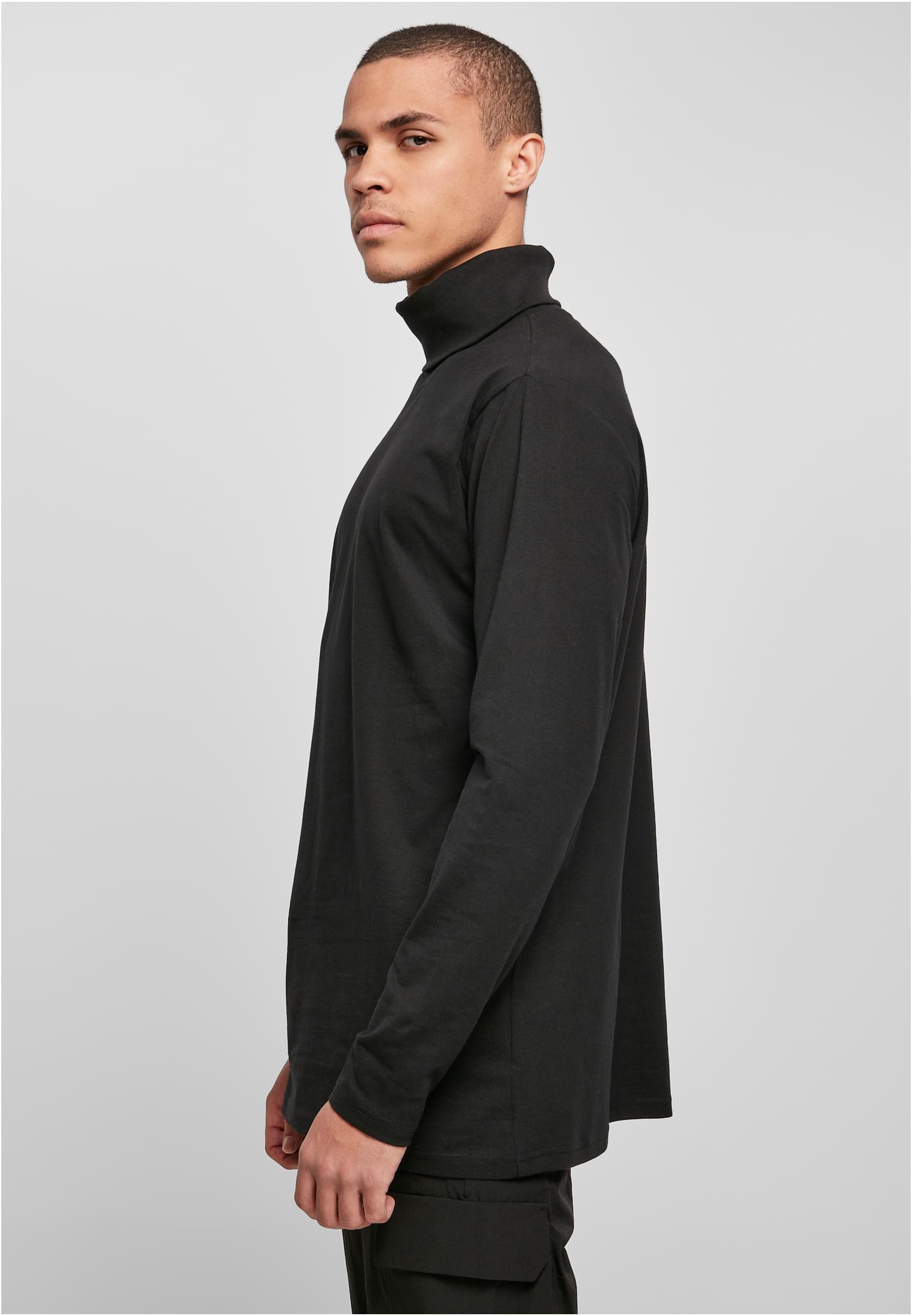 Turtle Neck LS black | black