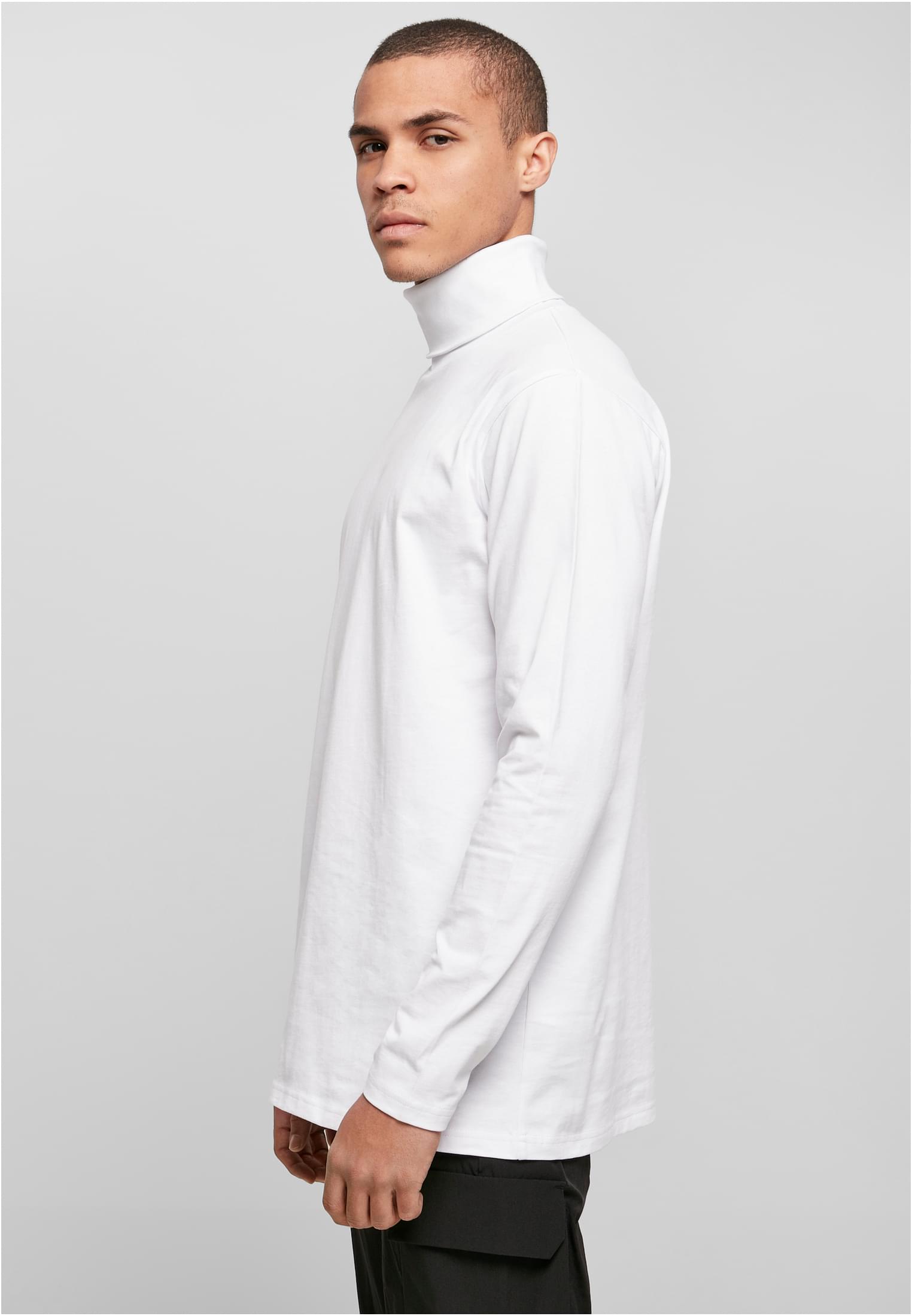Turtle Neck LS white | white