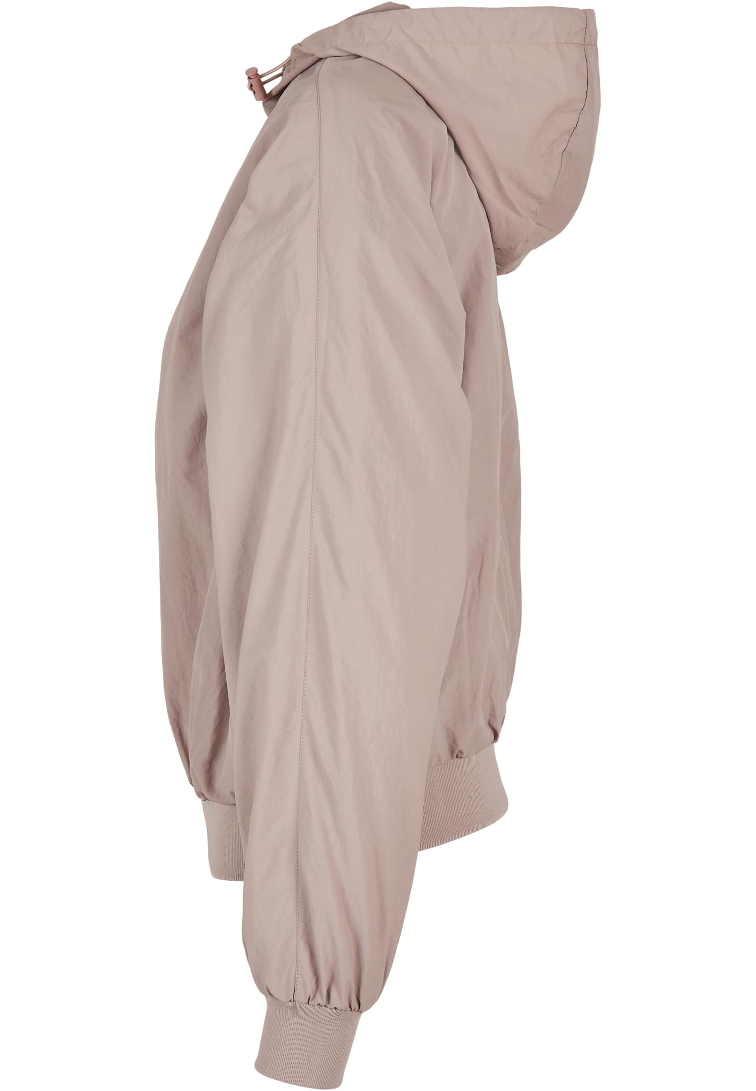 Ladies Crinkle Batwing Jacket duskrose | duskrose
