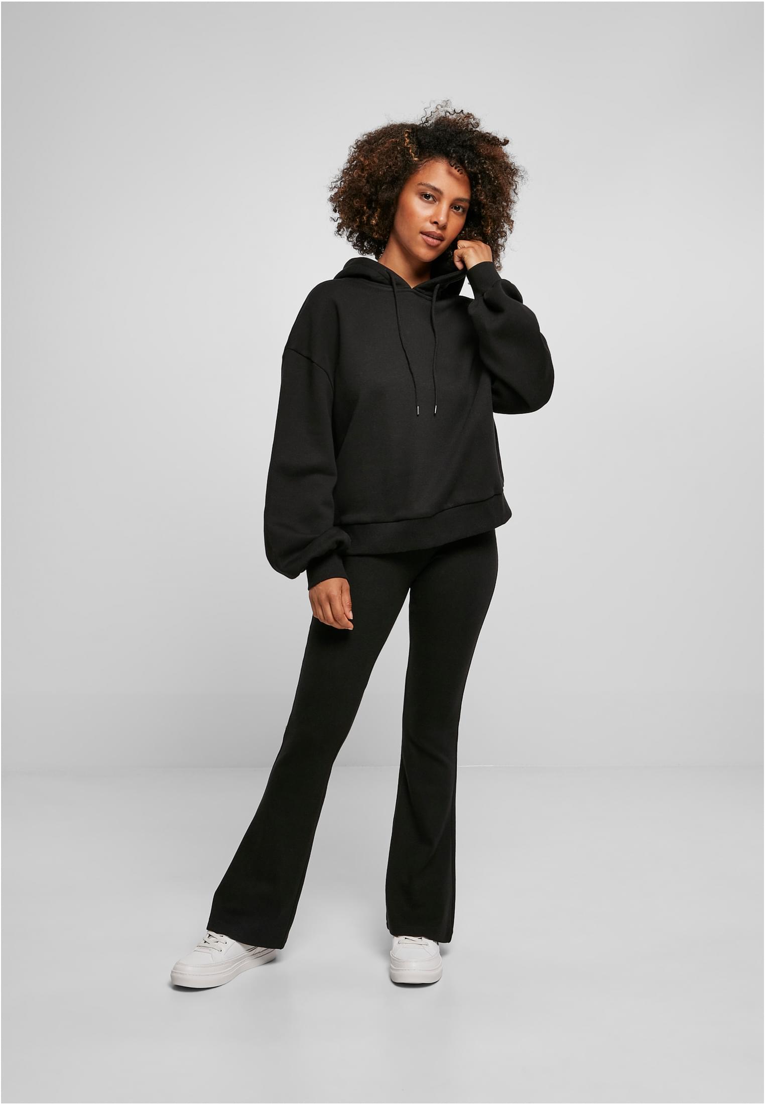 Ladies Organic Oversized Hoody black | black
