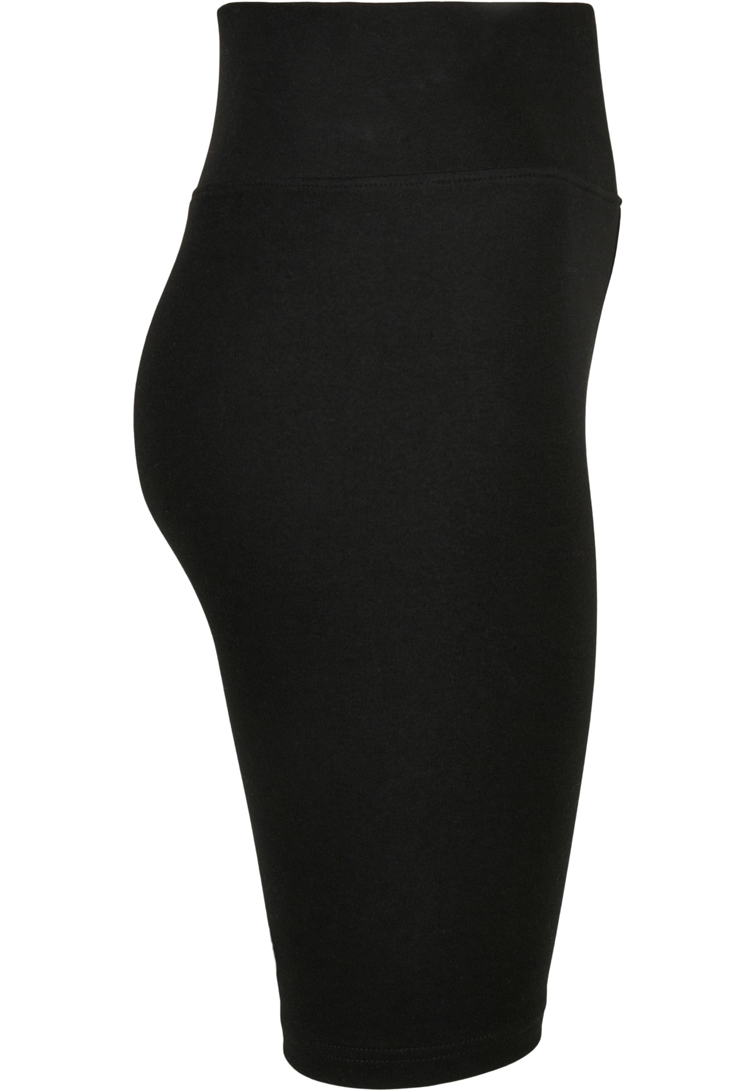 Ladies High Waist Cycle Shorts black | black