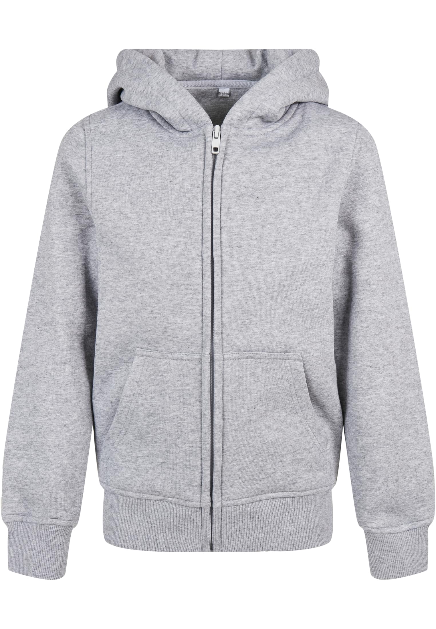 Organic Basic Kids Zip Hoody heathergrey | heathergrey