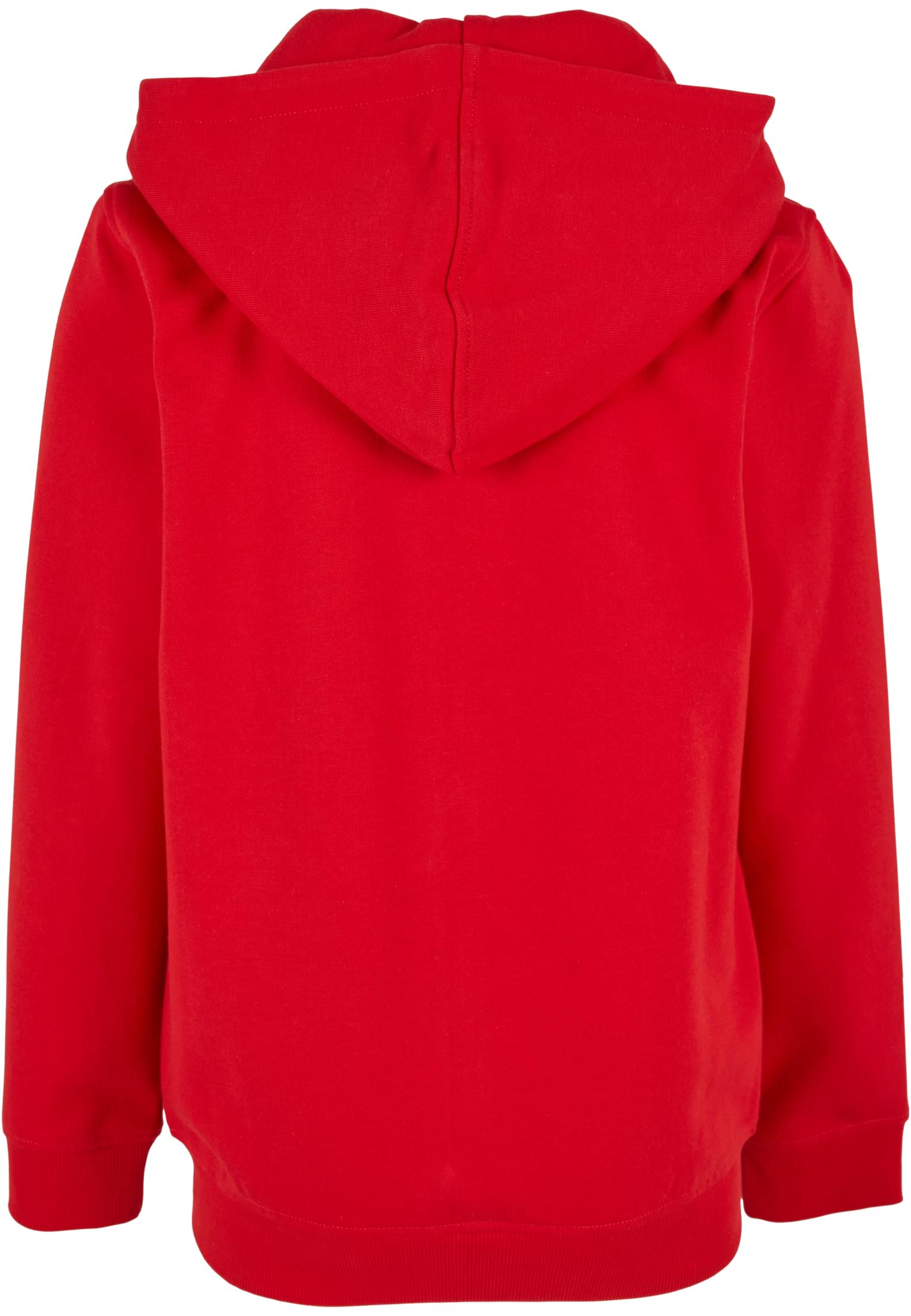 Organic Basic Kids Zip Hoody cityred | cityred