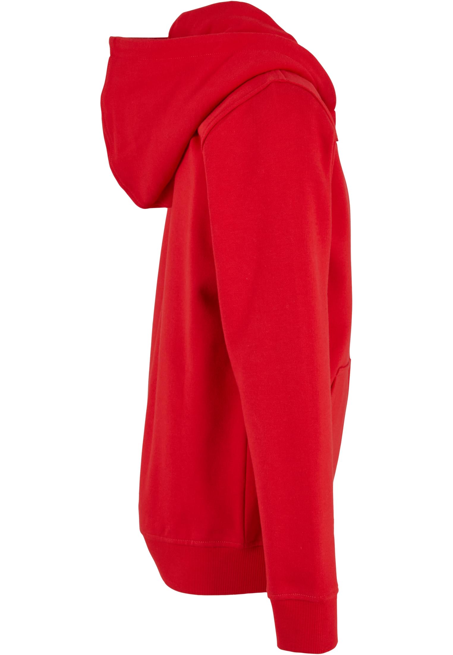 Organic Basic Kids Zip Hoody cityred | cityred