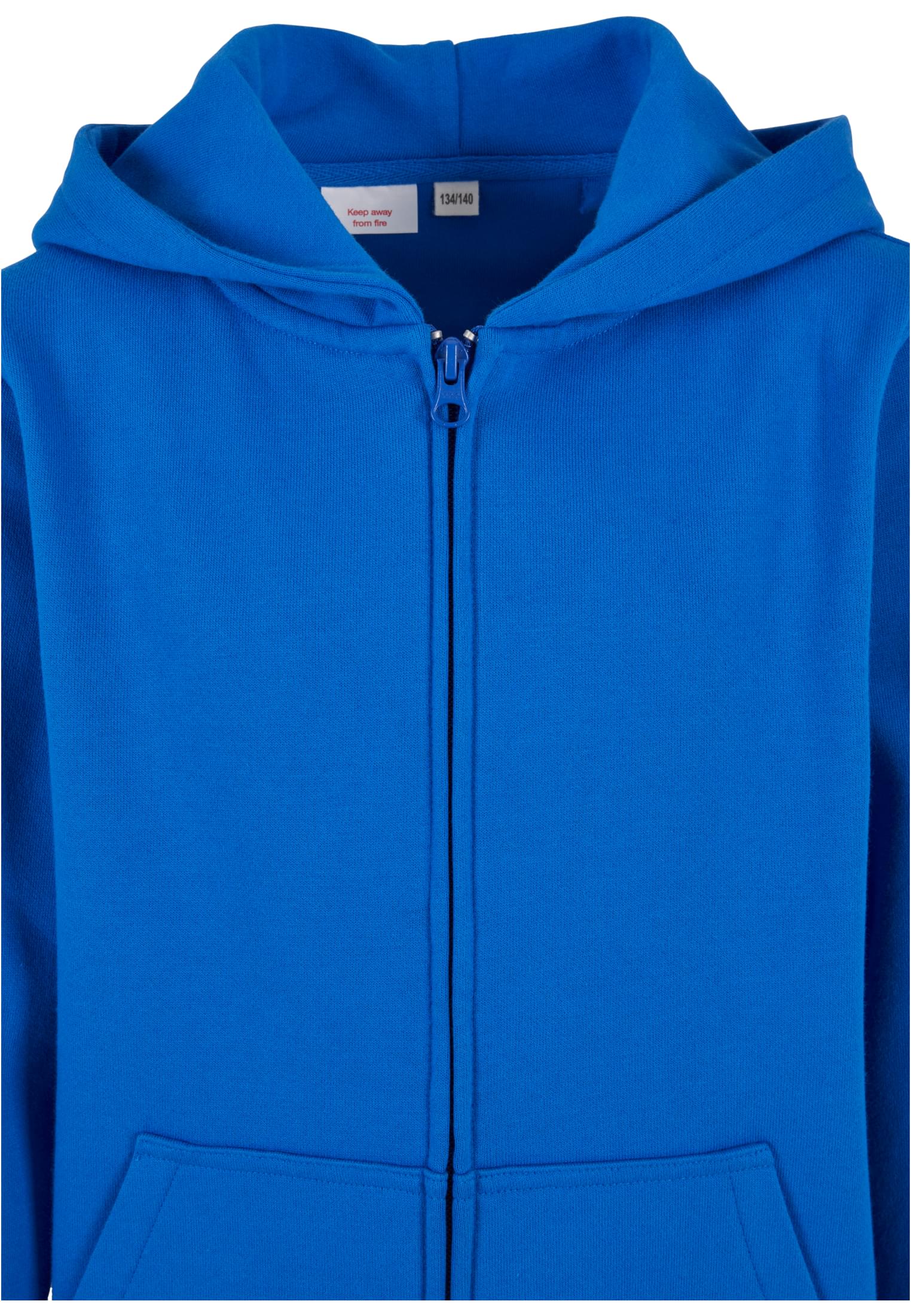 Organic Basic Kids Zip Hoody intenseblue | intenseblue
