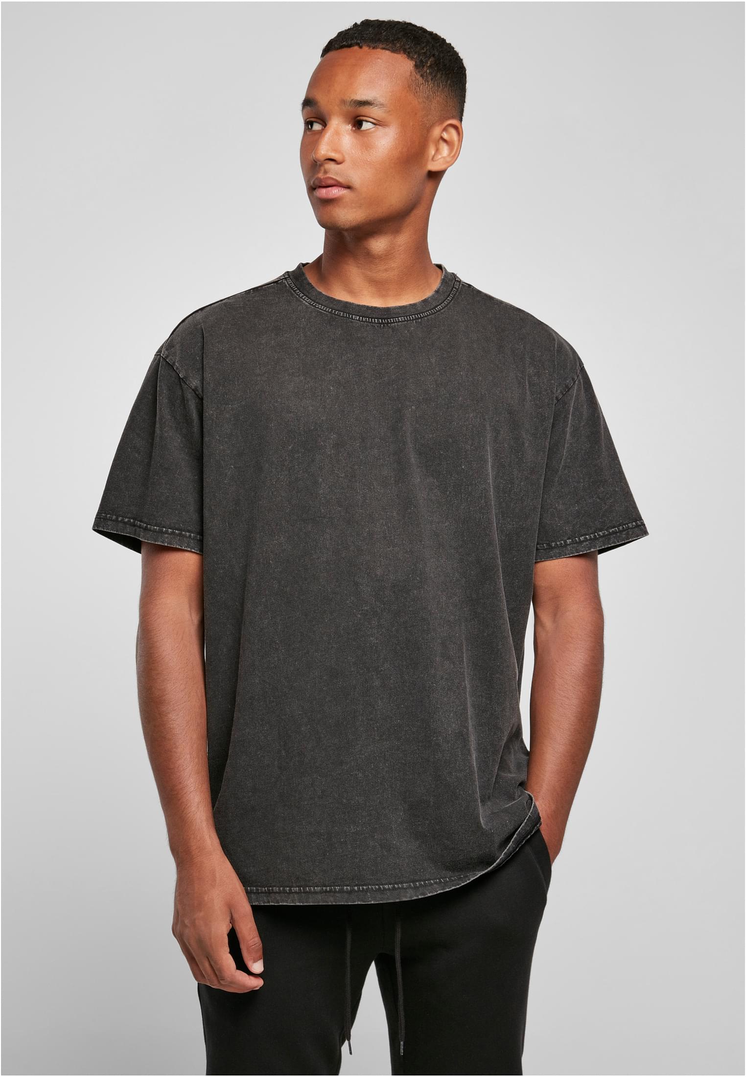 Acid Washed Heavy Oversize Tee black | black