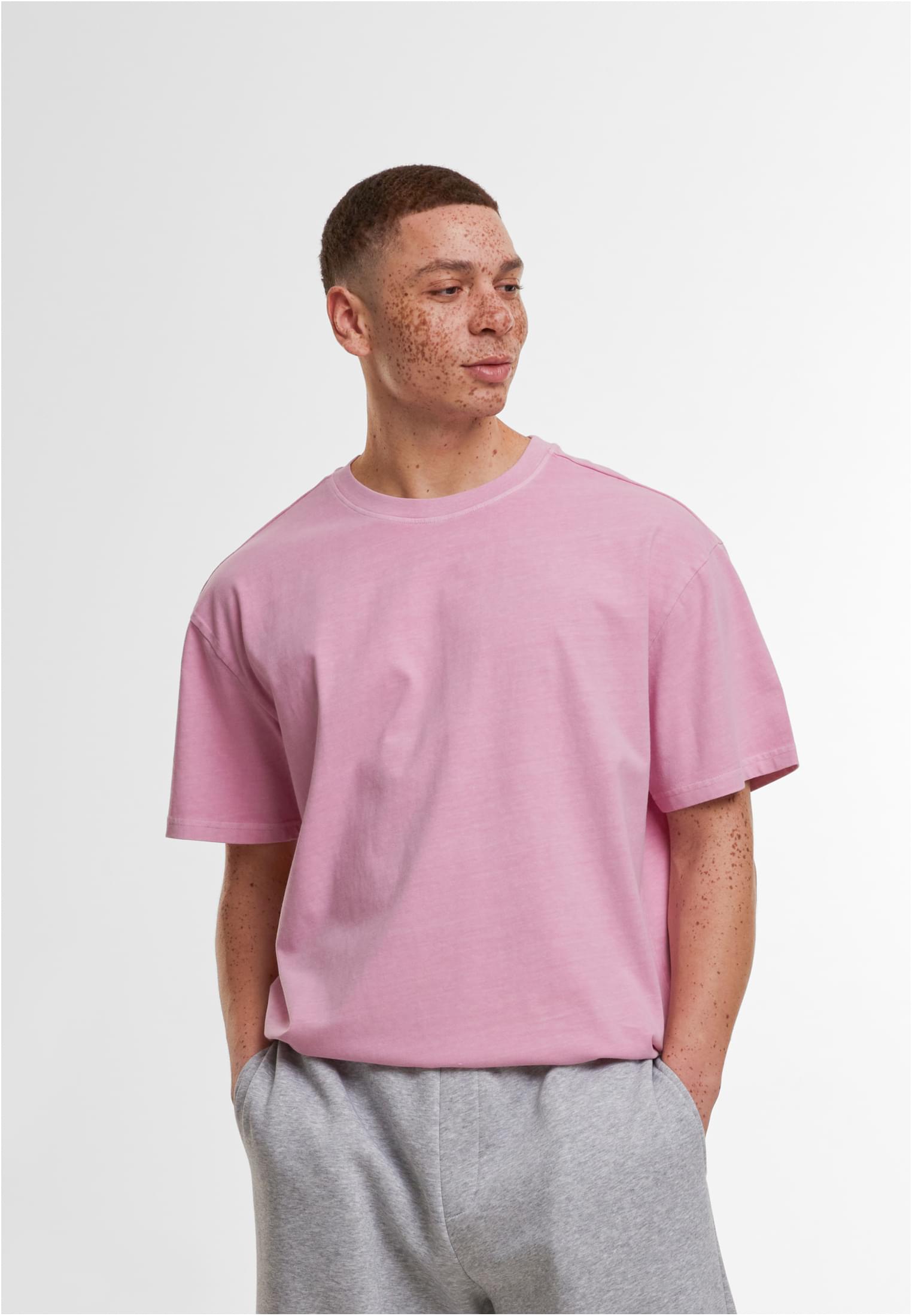 Acid Washed Heavy Oversize Tee coolpink | coolpink