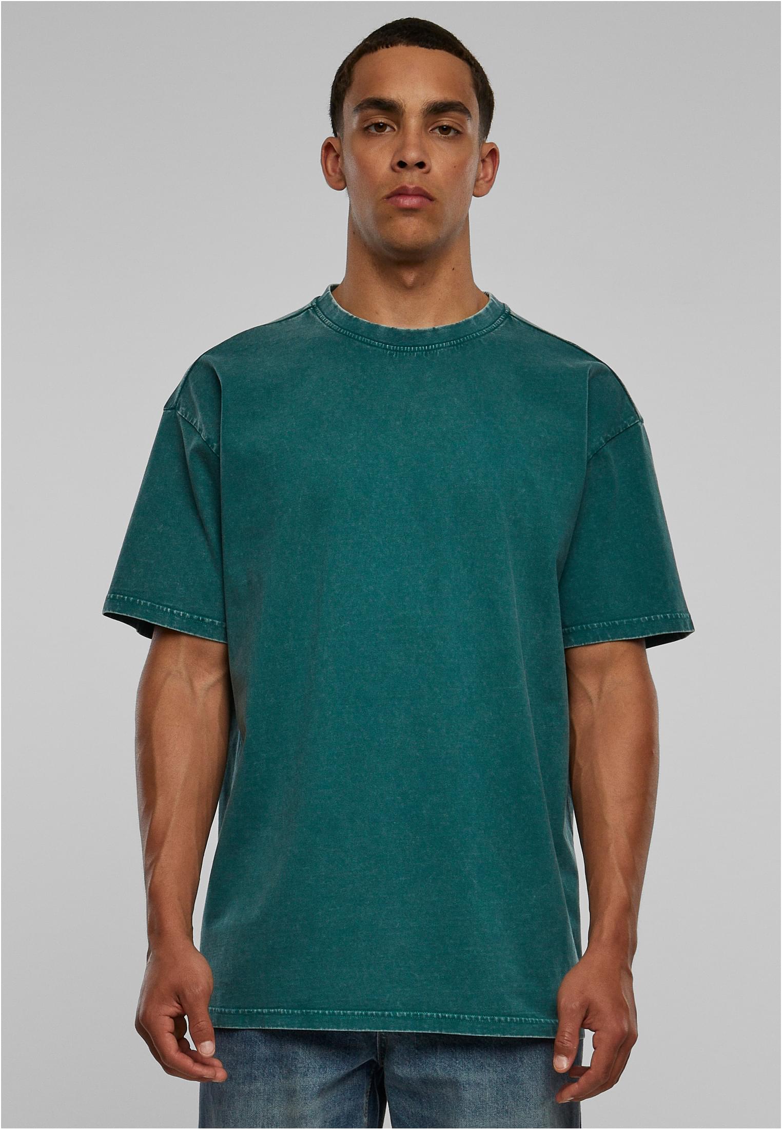 Acid Washed Heavy Oversize Tee retrogreen/white | retrogreen/white
