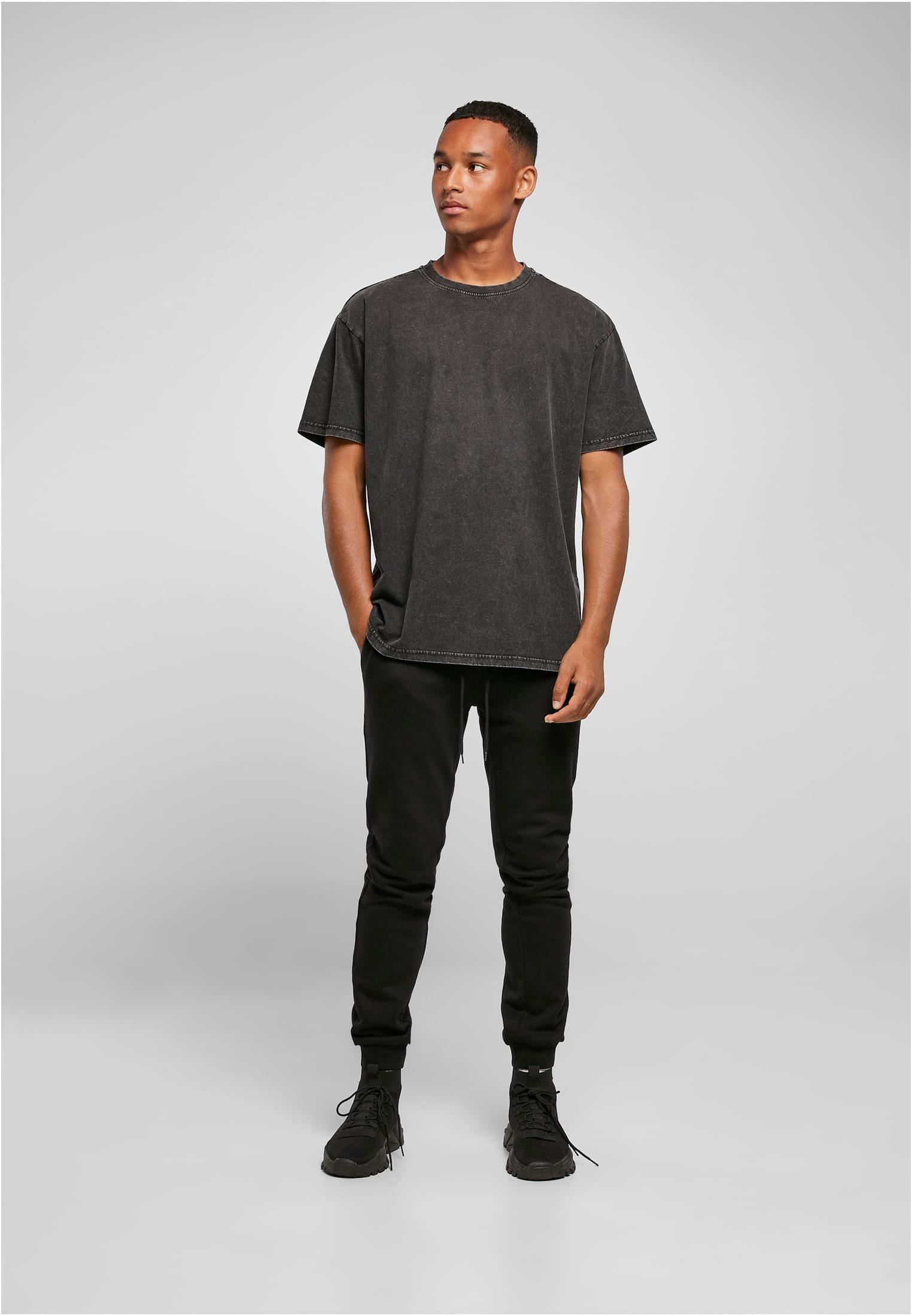 Acid Washed Heavy Oversize Tee black | black