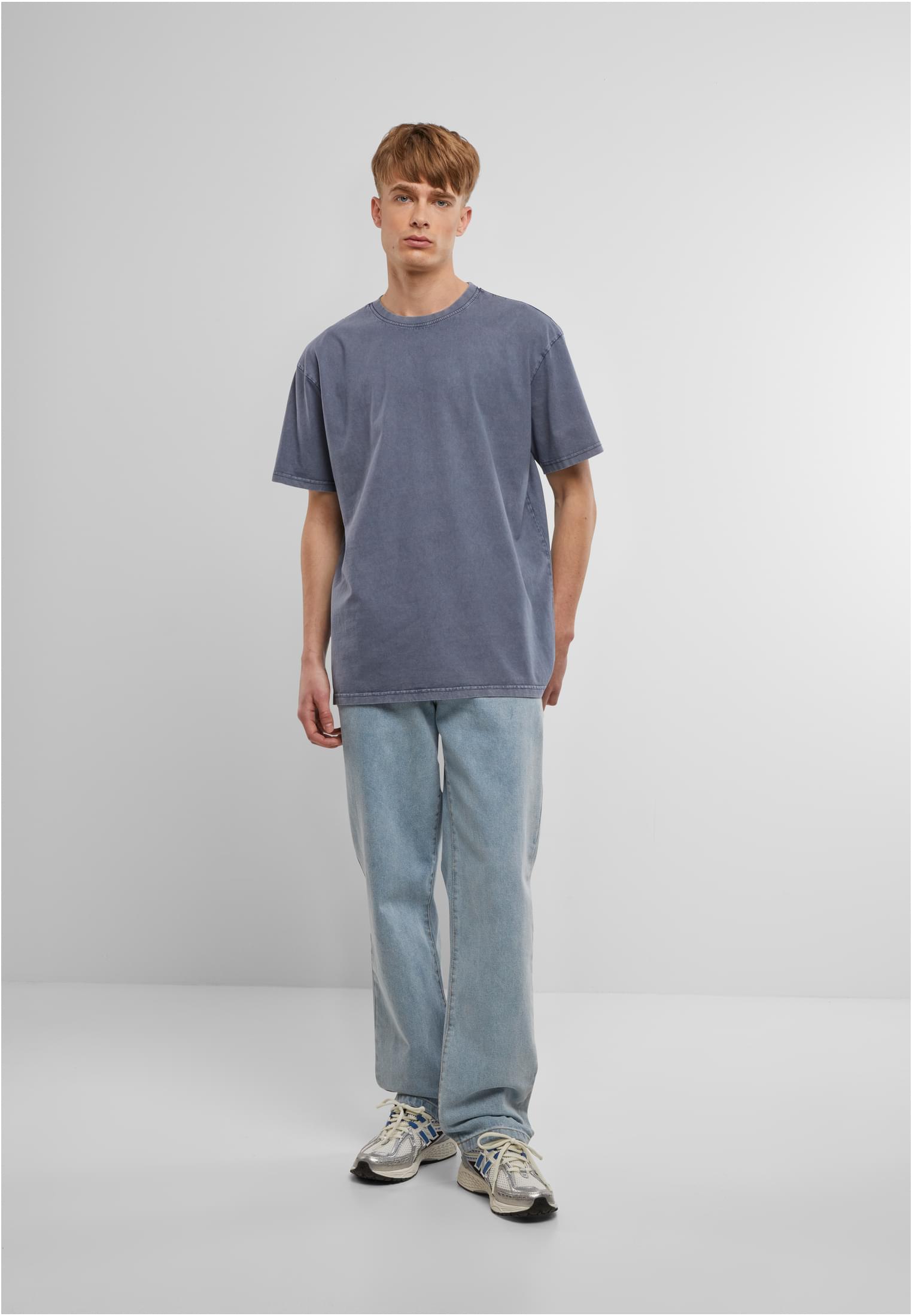 Acid Washed Heavy Oversize Tee vintageblue | vintageblue