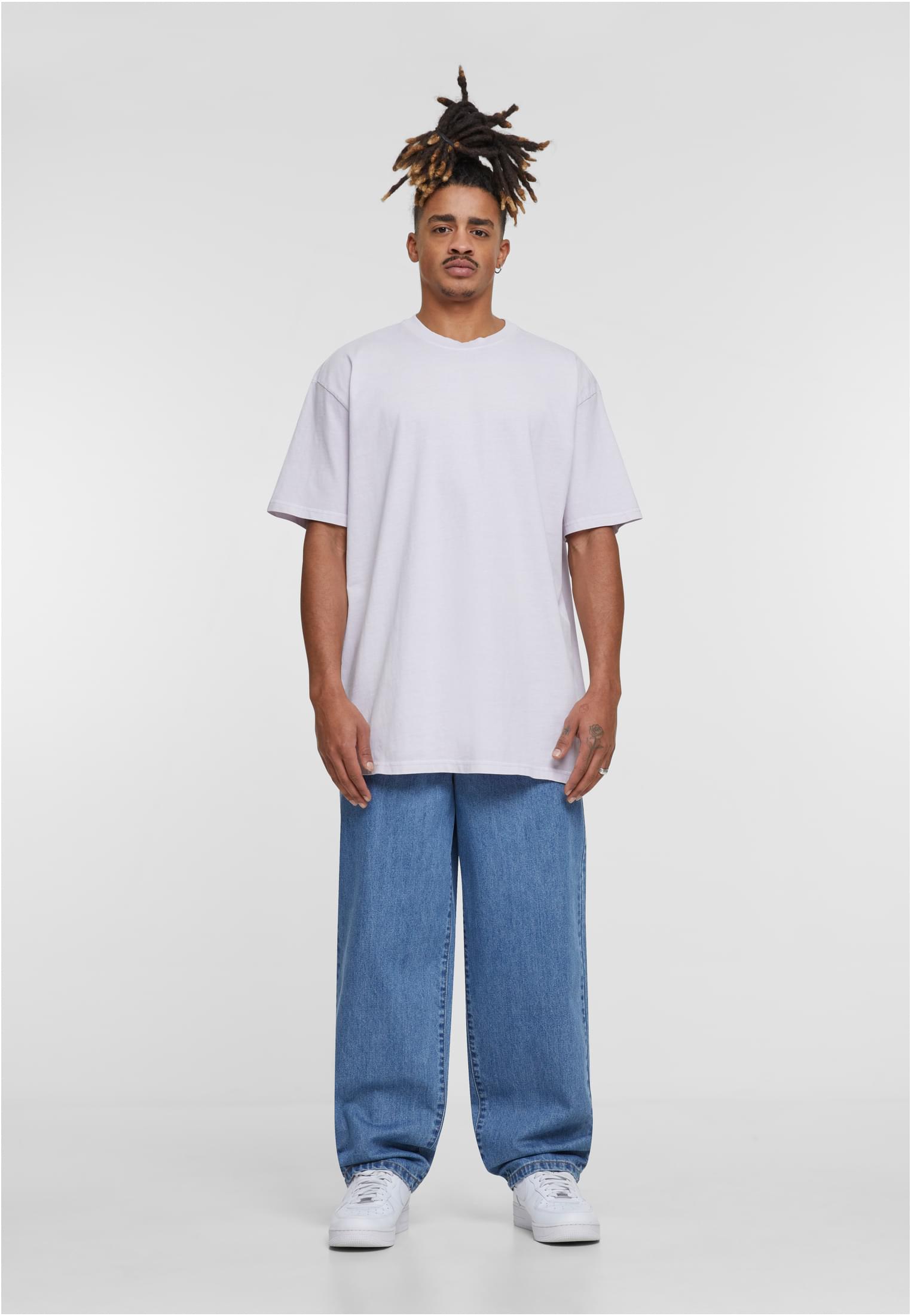 Acid Washed Heavy Oversize Tee softlilac | softlilac