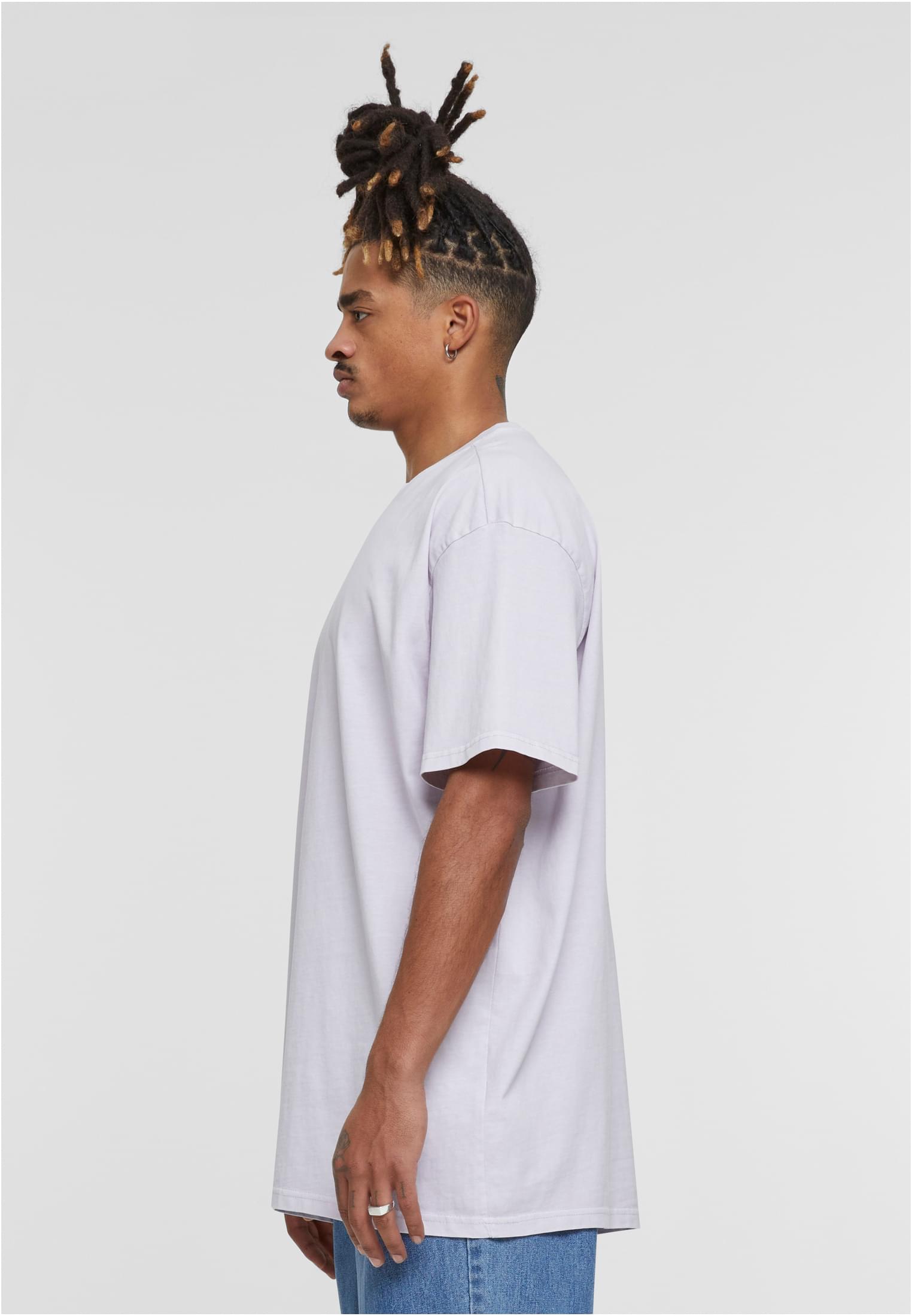 Acid Washed Heavy Oversize Tee softlilac | softlilac