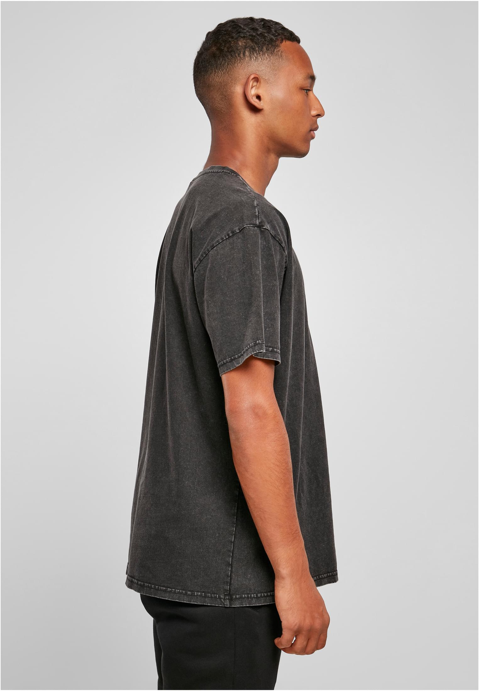 Acid Washed Heavy Oversize Tee black | black