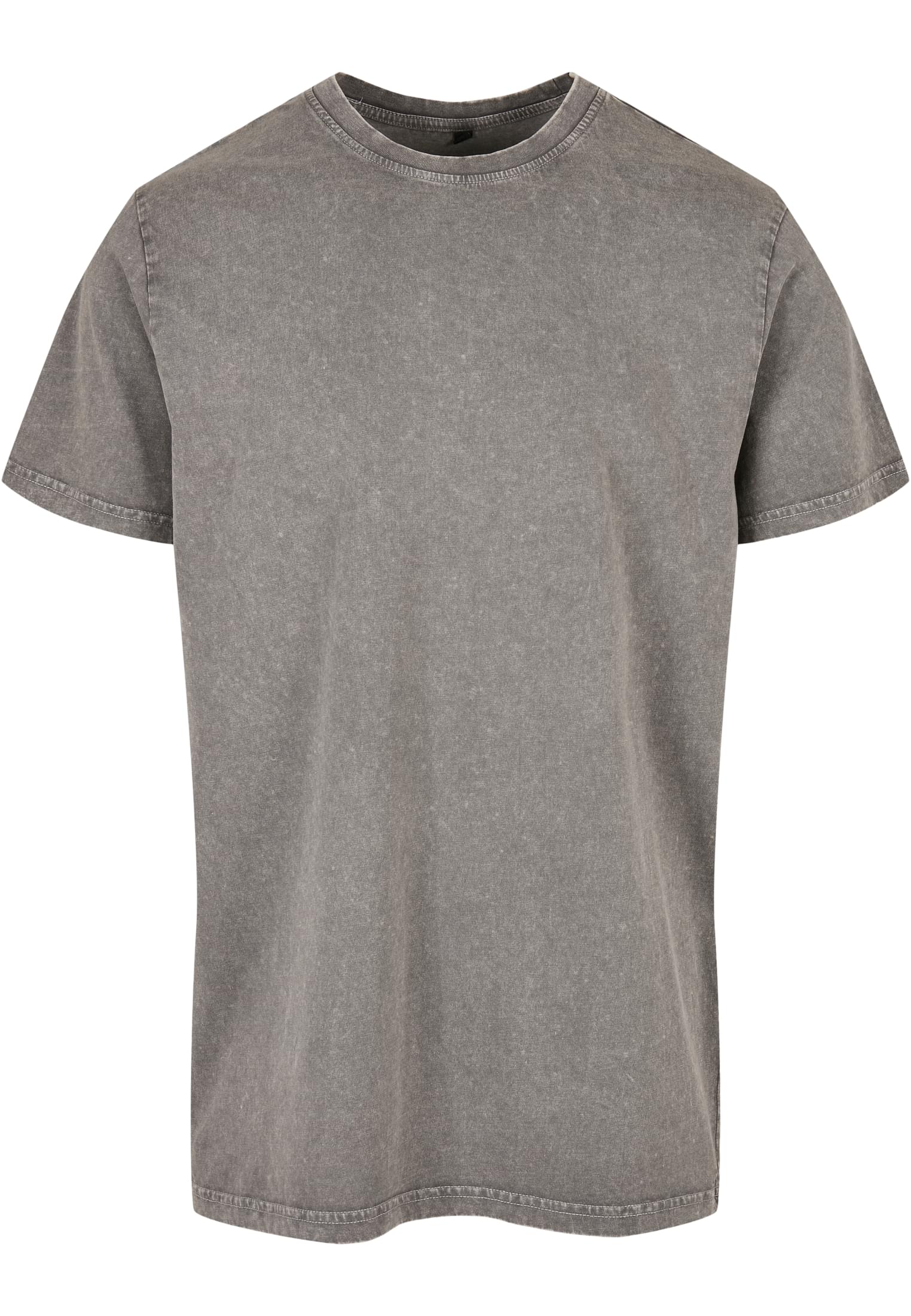 Acid Washed Round Neck Tee asphalt | asphalt