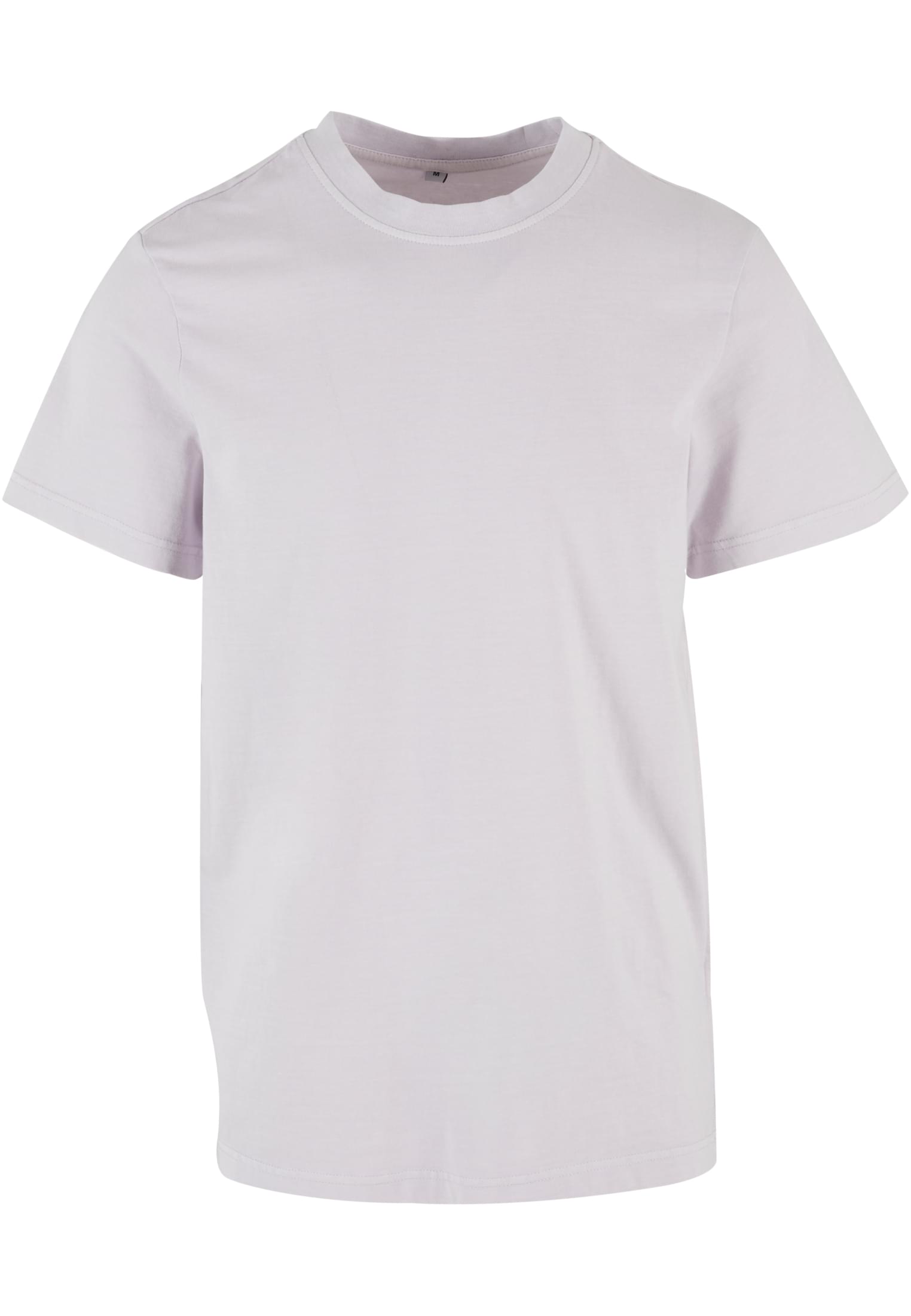 Acid Washed Round Neck Tee softlilac | softlilac