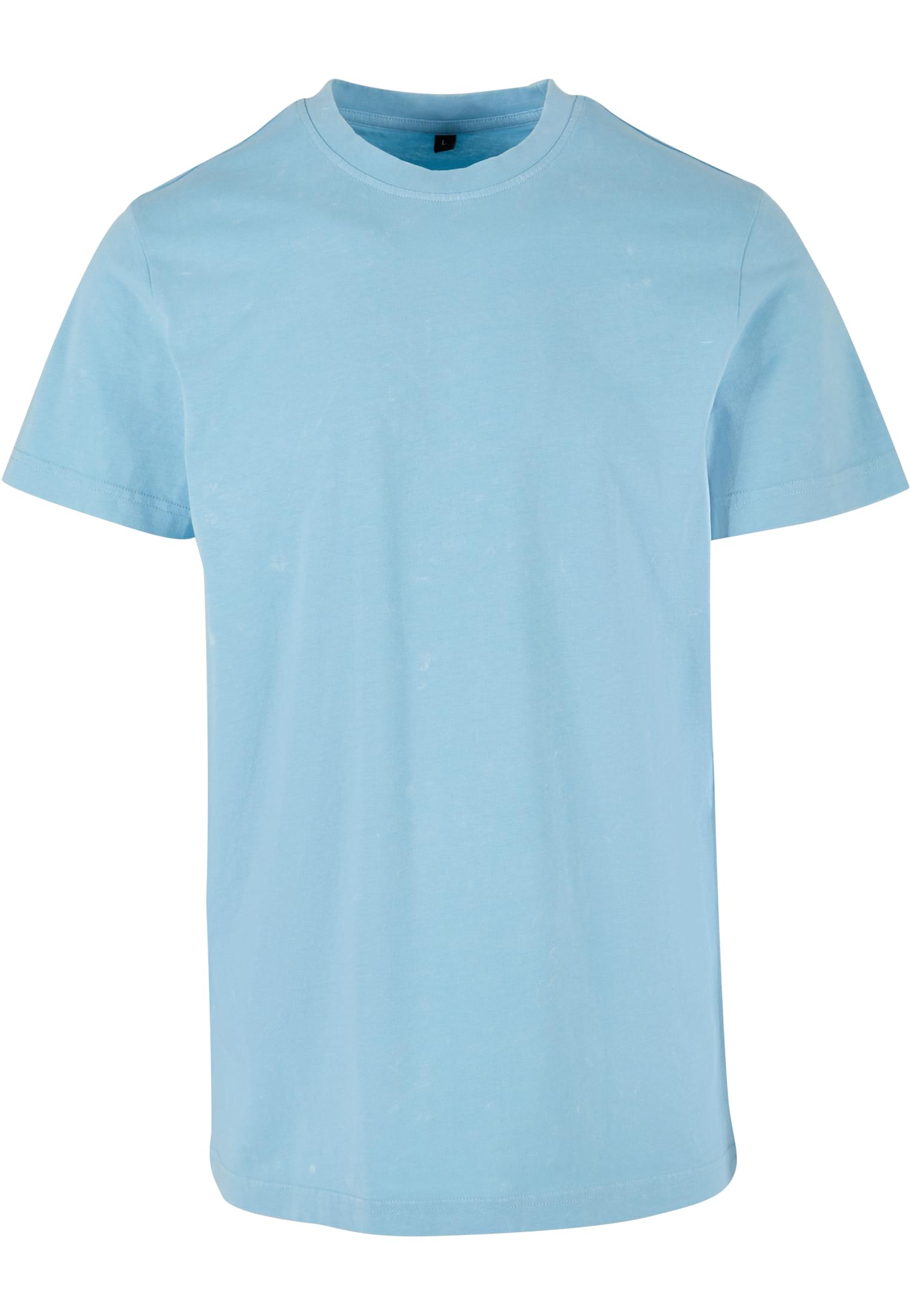 Acid Washed Round Neck Tee balticblue | balticblue