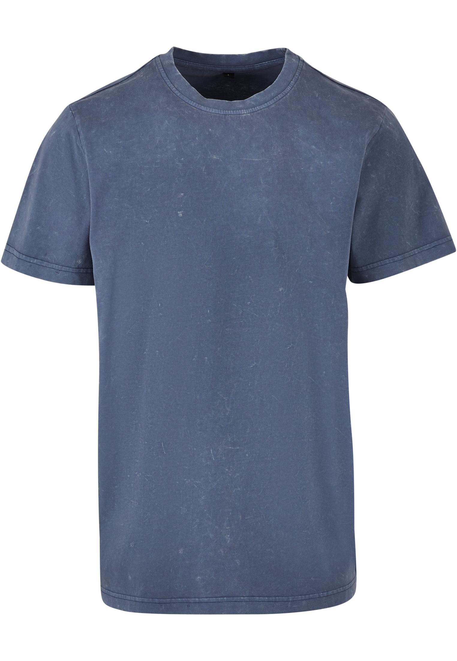 Acid Washed Round Neck Tee vintageblue/white | vintageblue/white