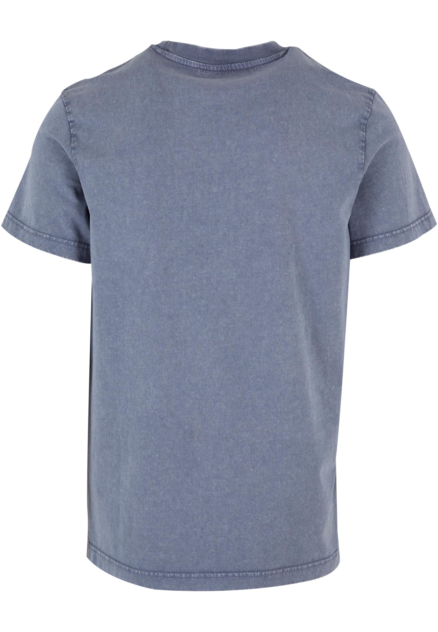 Acid Washed Round Neck Tee vintageblue | vintageblue