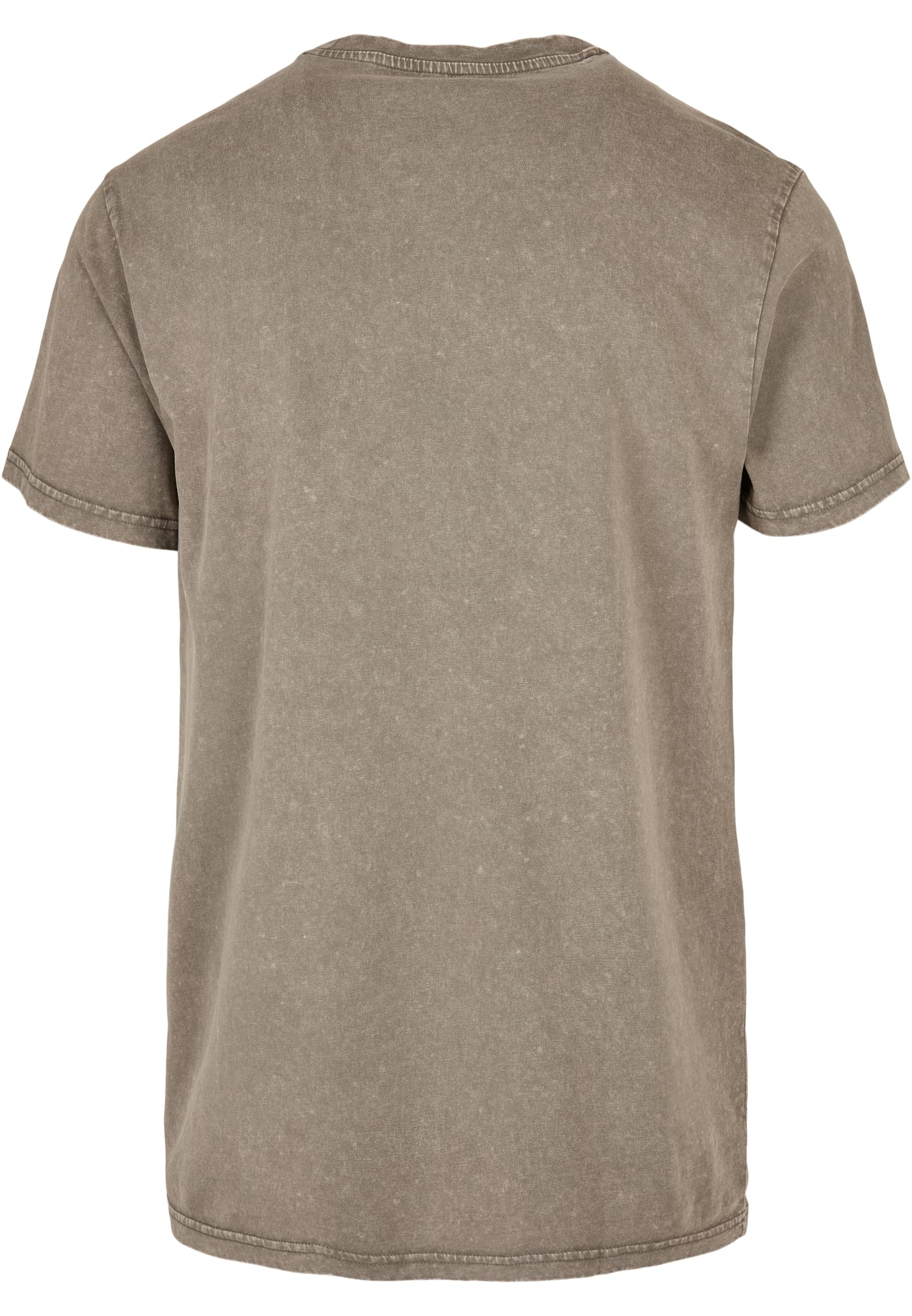 Acid Washed Round Neck Tee darkkhaki | darkkhaki