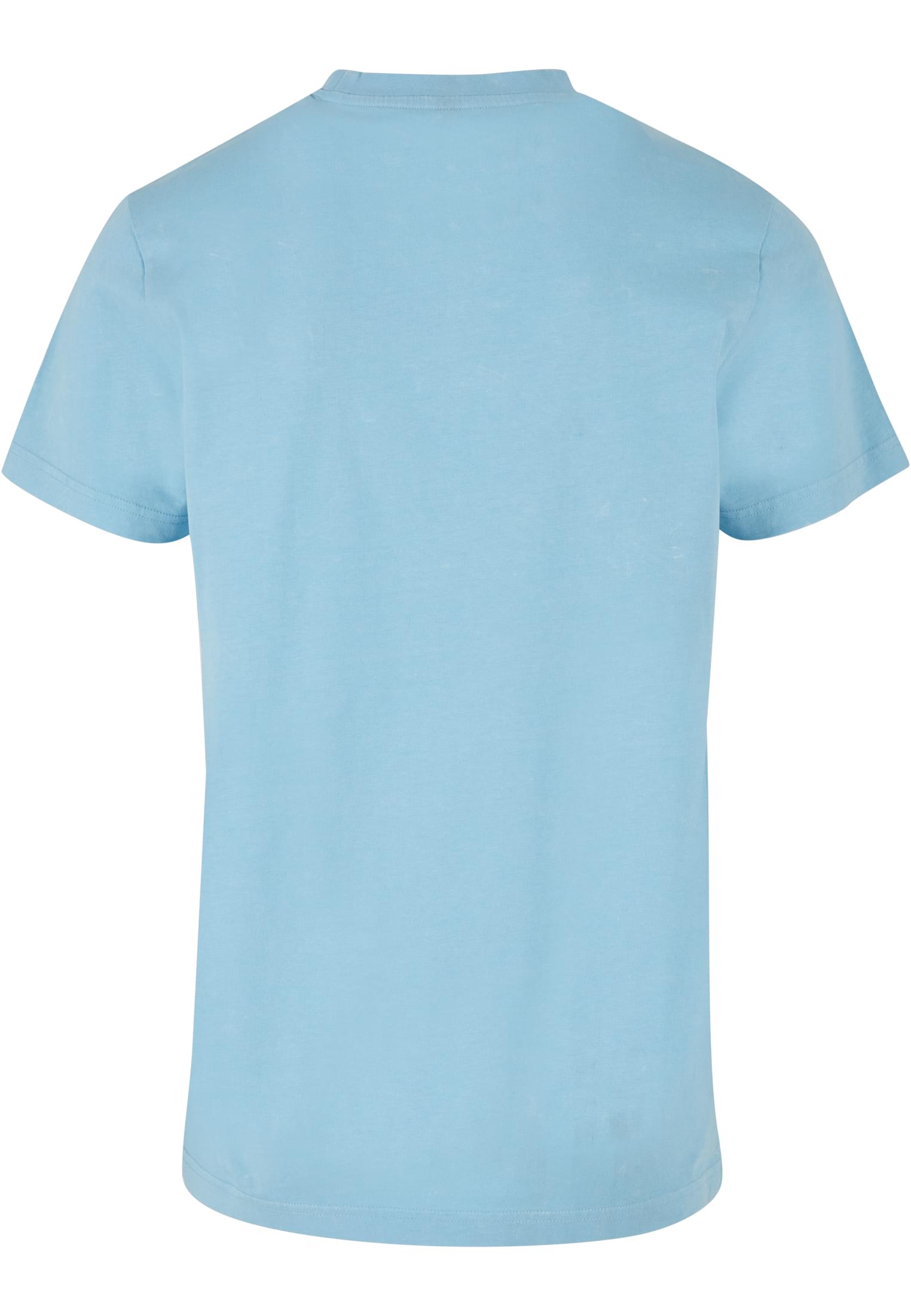 Acid Washed Round Neck Tee balticblue | balticblue