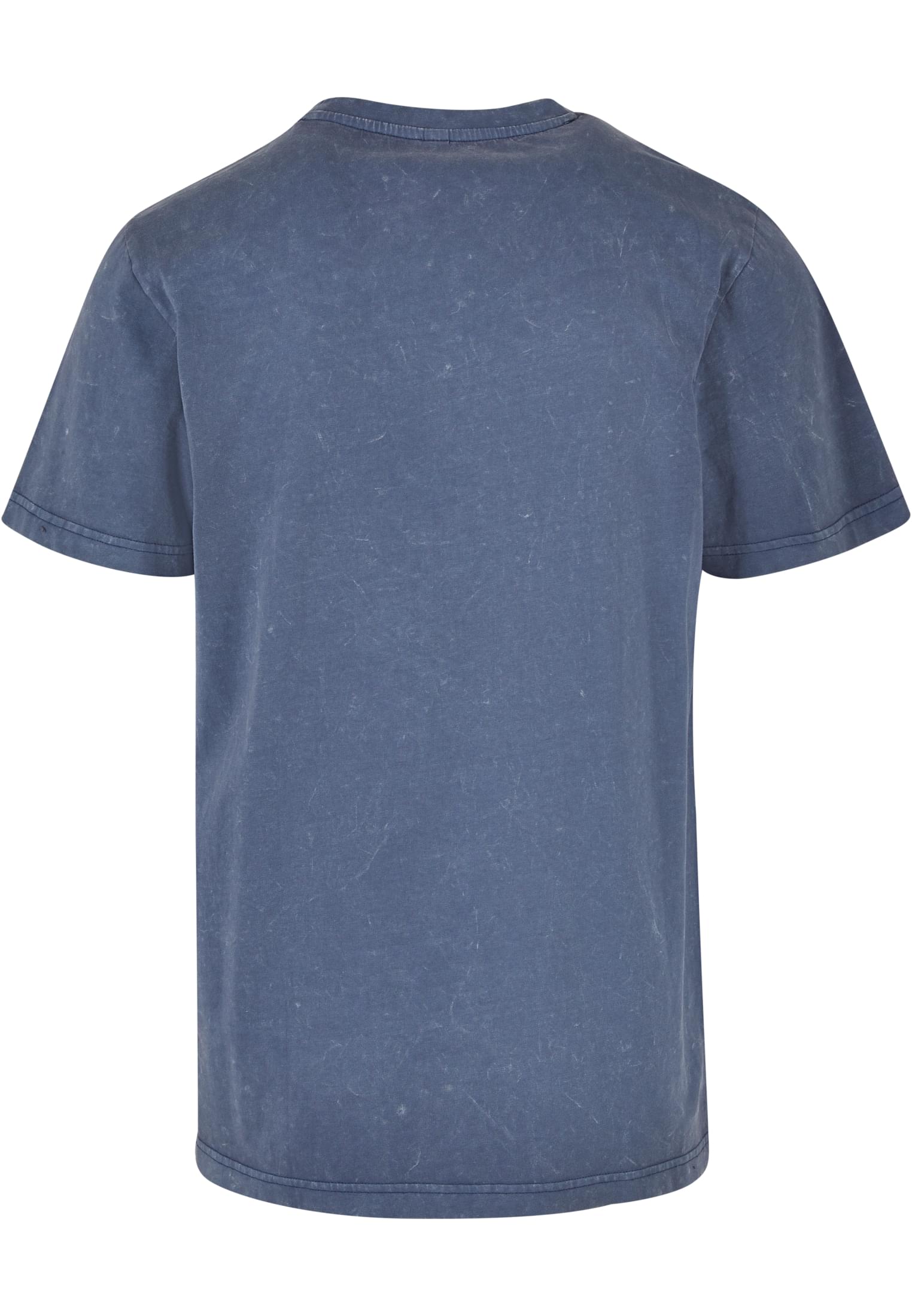 Acid Washed Round Neck Tee vintageblue/white | vintageblue/white
