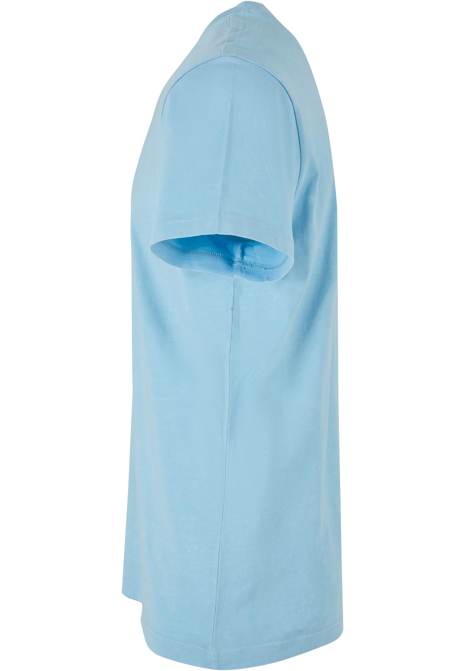 Acid Washed Round Neck Tee balticblue | balticblue