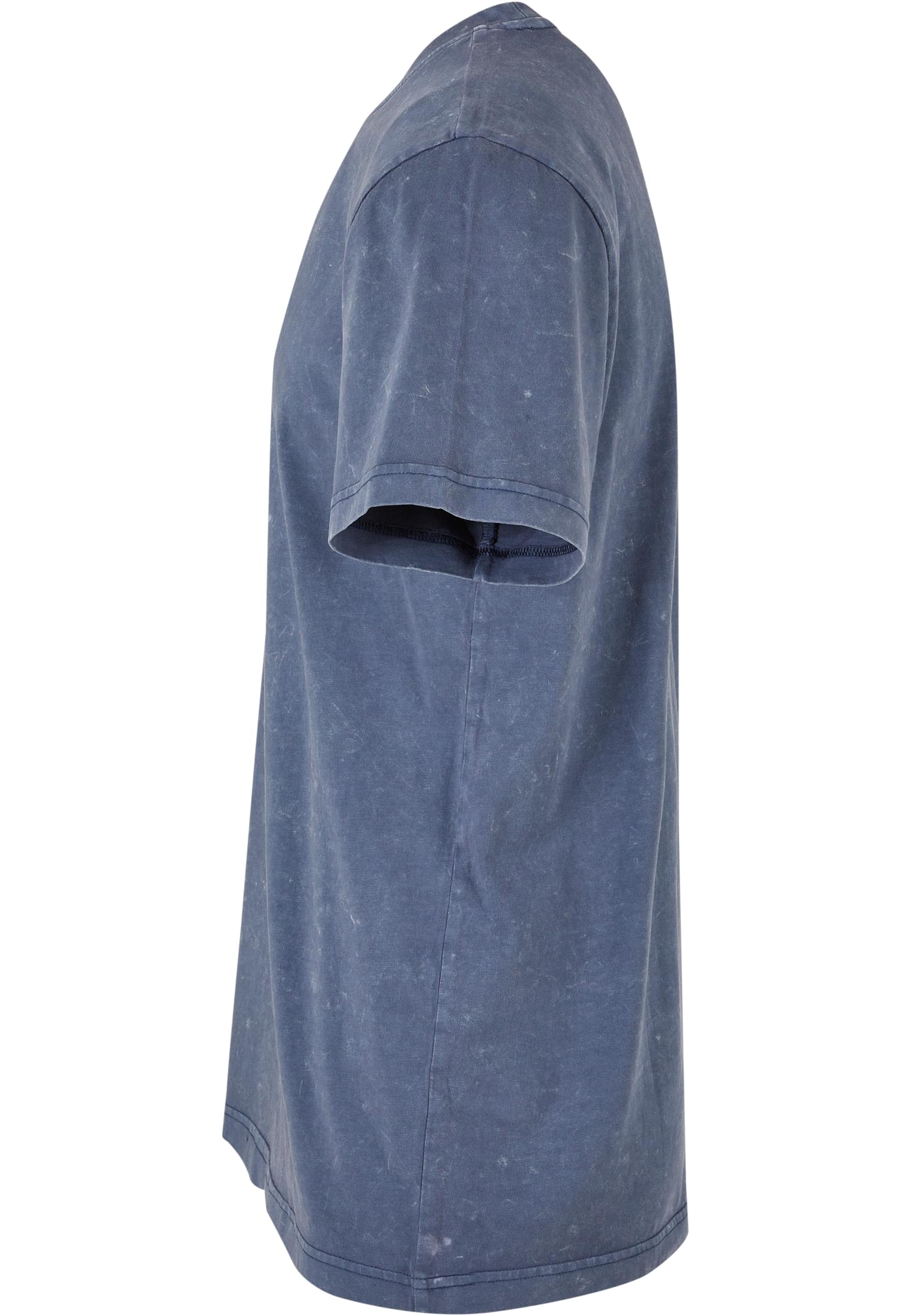 Acid Washed Round Neck Tee vintageblue/white | vintageblue/white