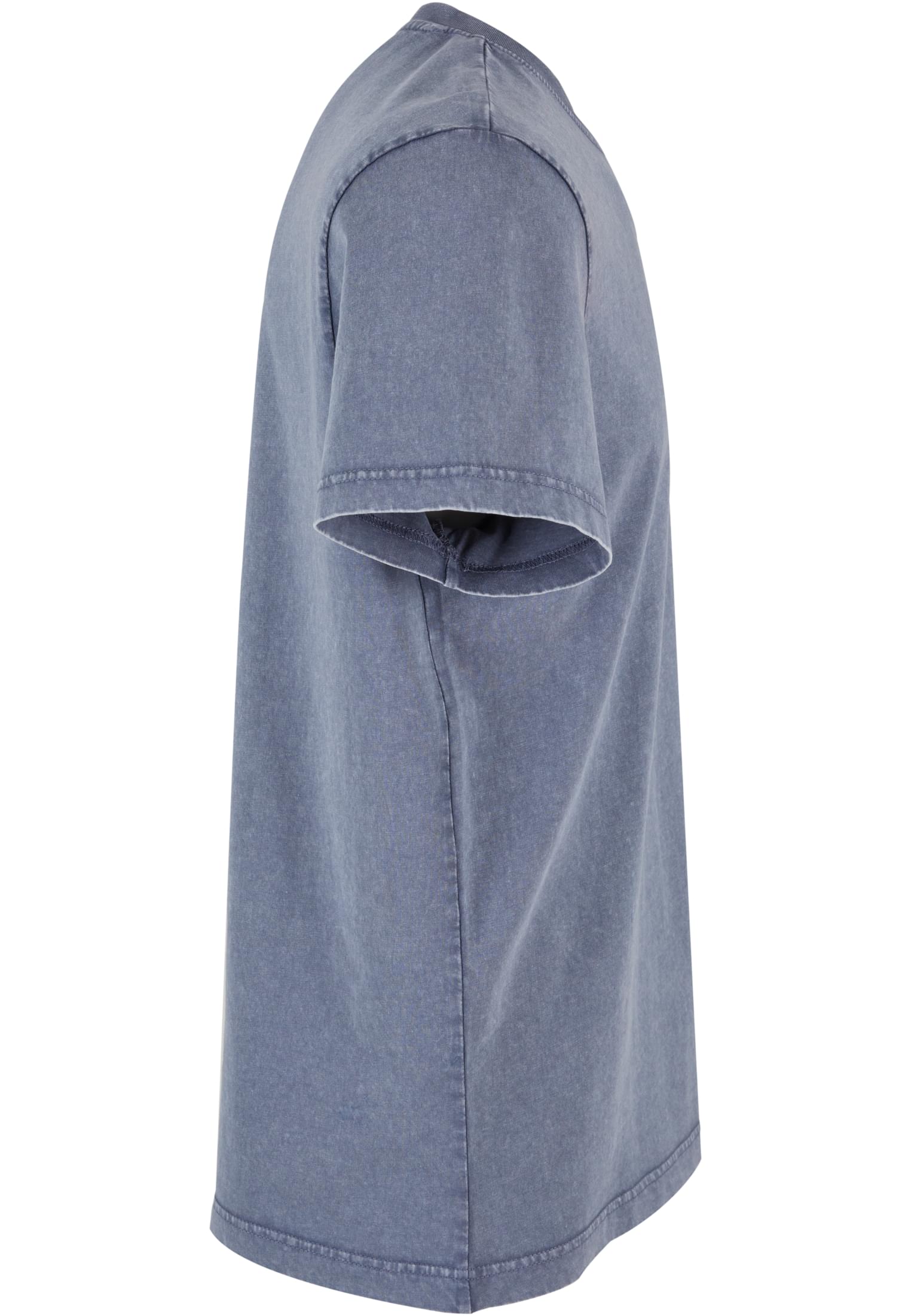 Acid Washed Round Neck Tee vintageblue | vintageblue