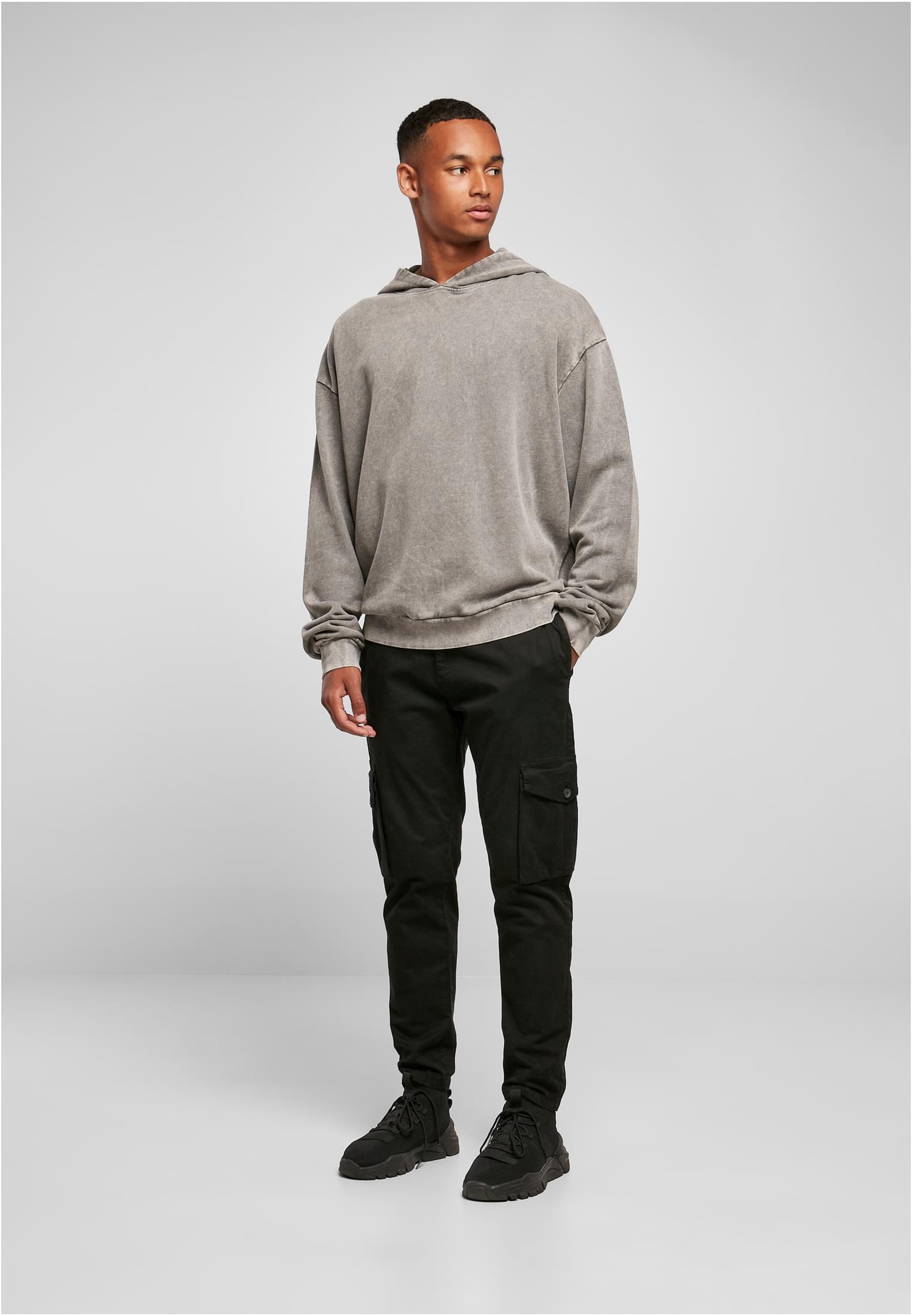 Acid Washed Oversized Hoody asphalt | asphalt