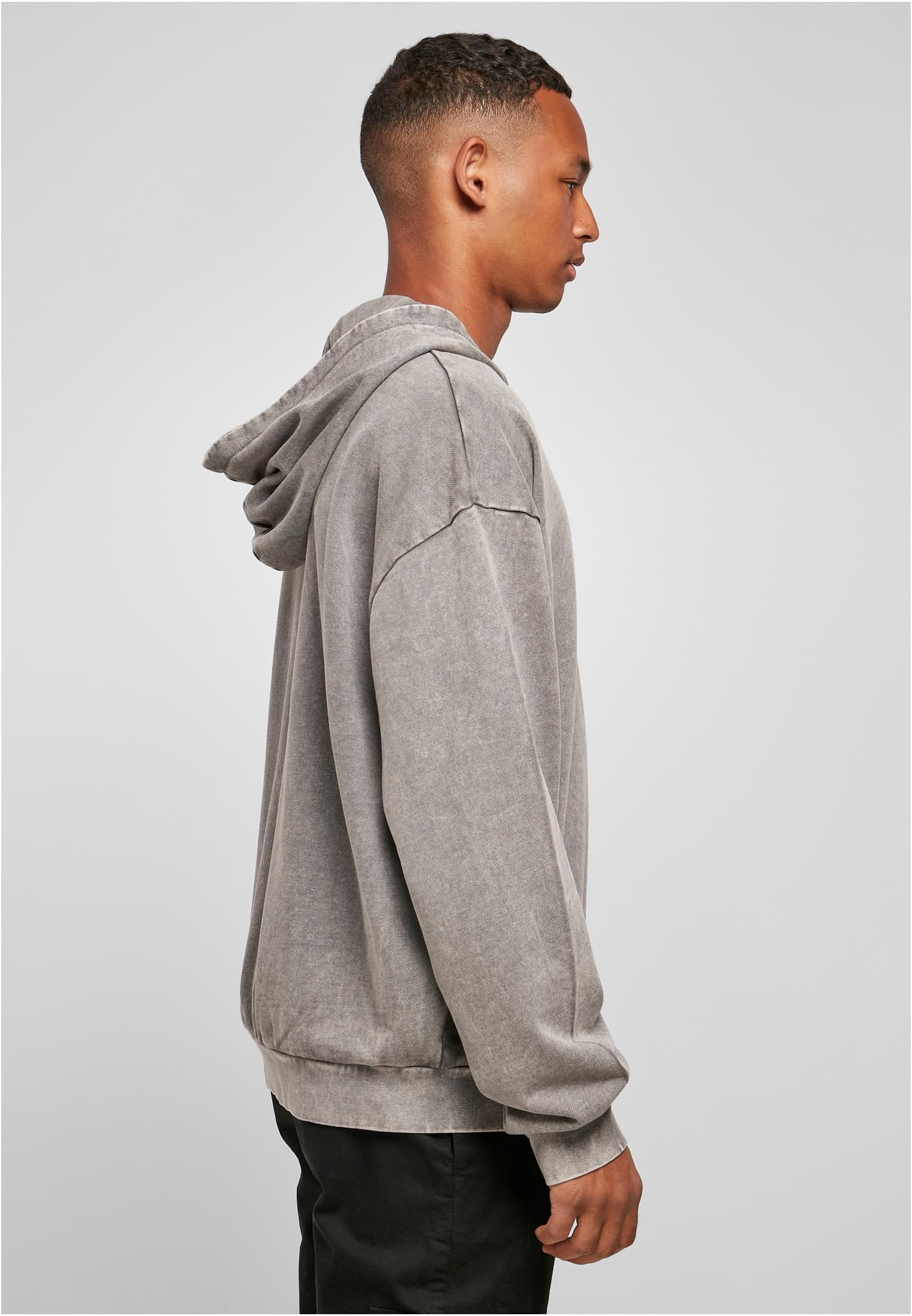 Acid Washed Oversized Hoody asphalt | asphalt