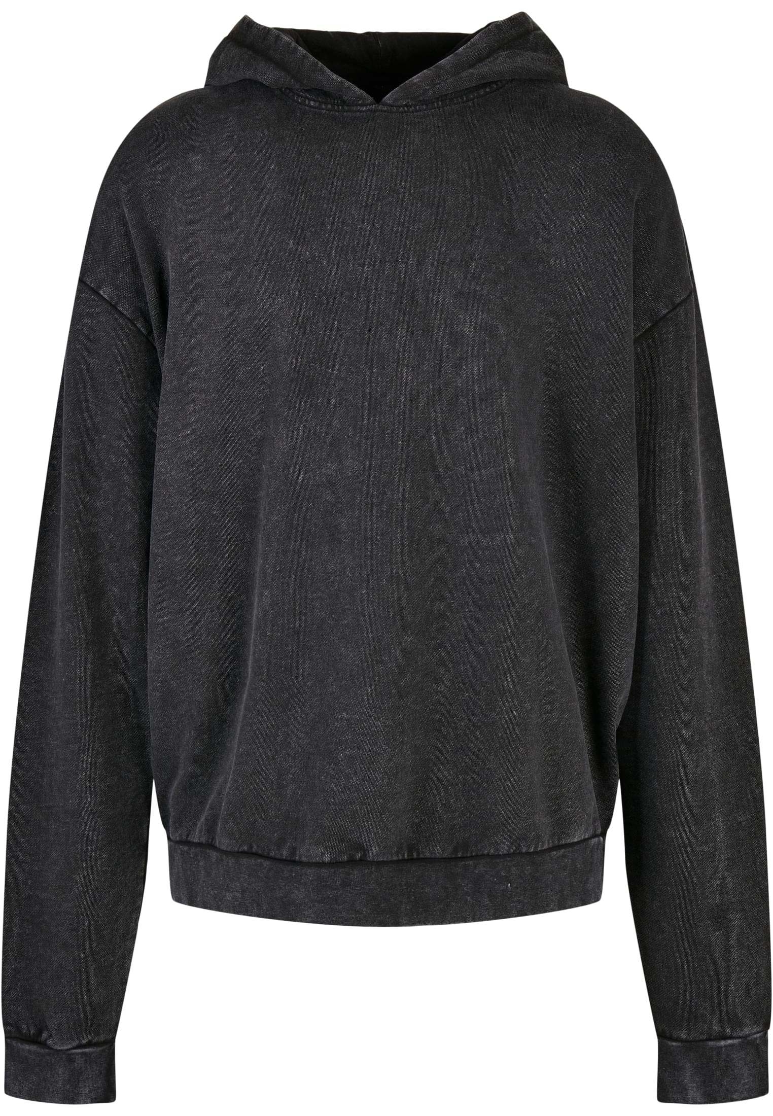 Acid Washed Oversized Hoody black | black