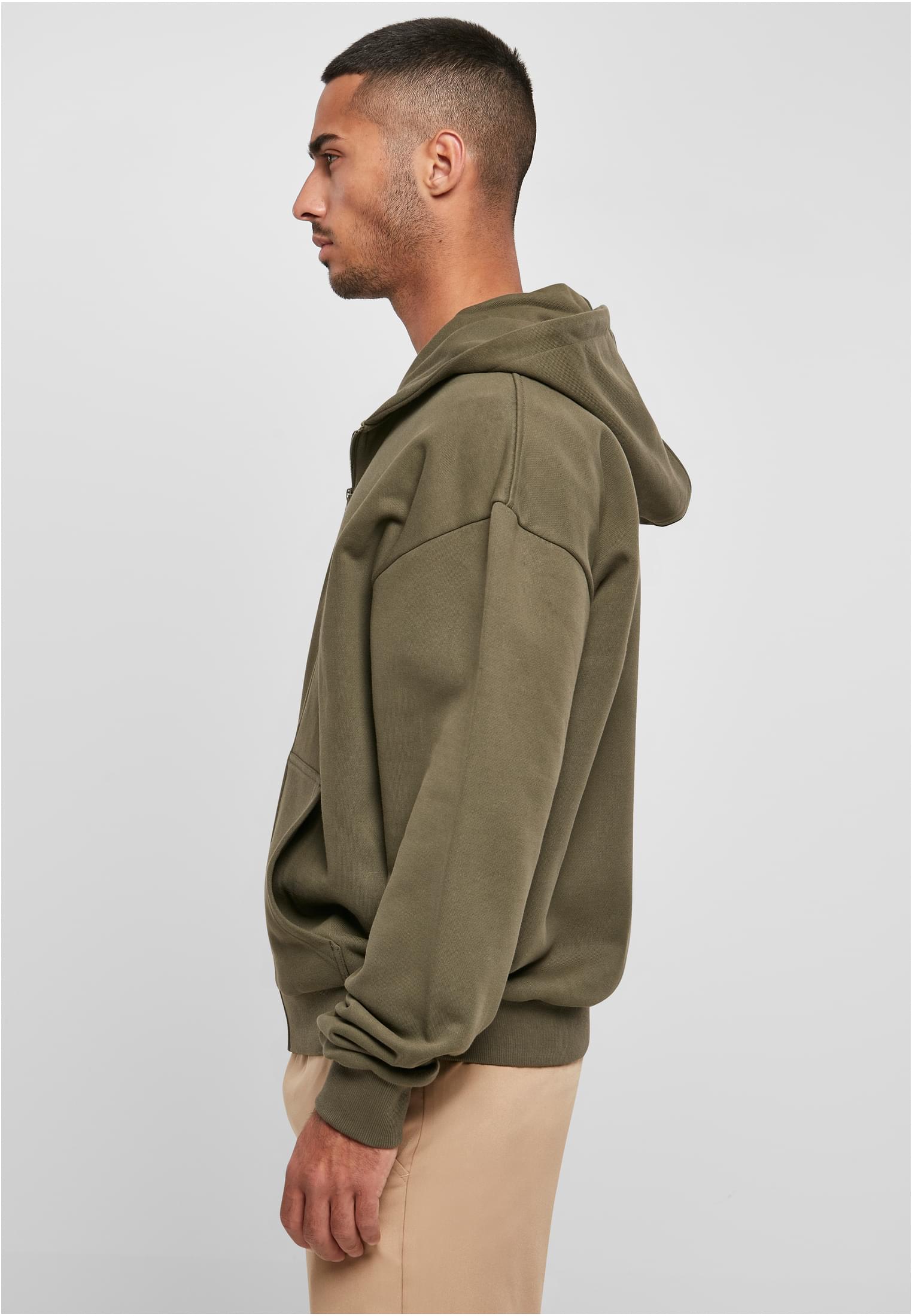 Ultra Heavy Zip Hoody olive | olive