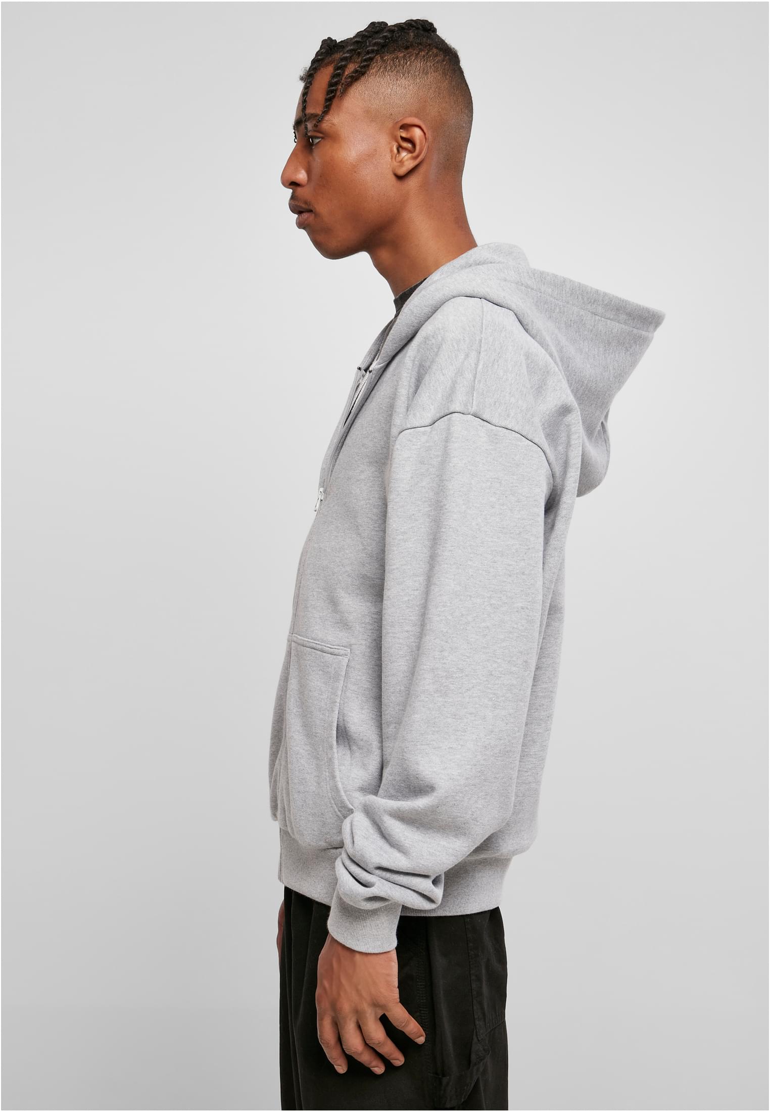 Ultra Heavy Zip Hoody heathergrey | heathergrey