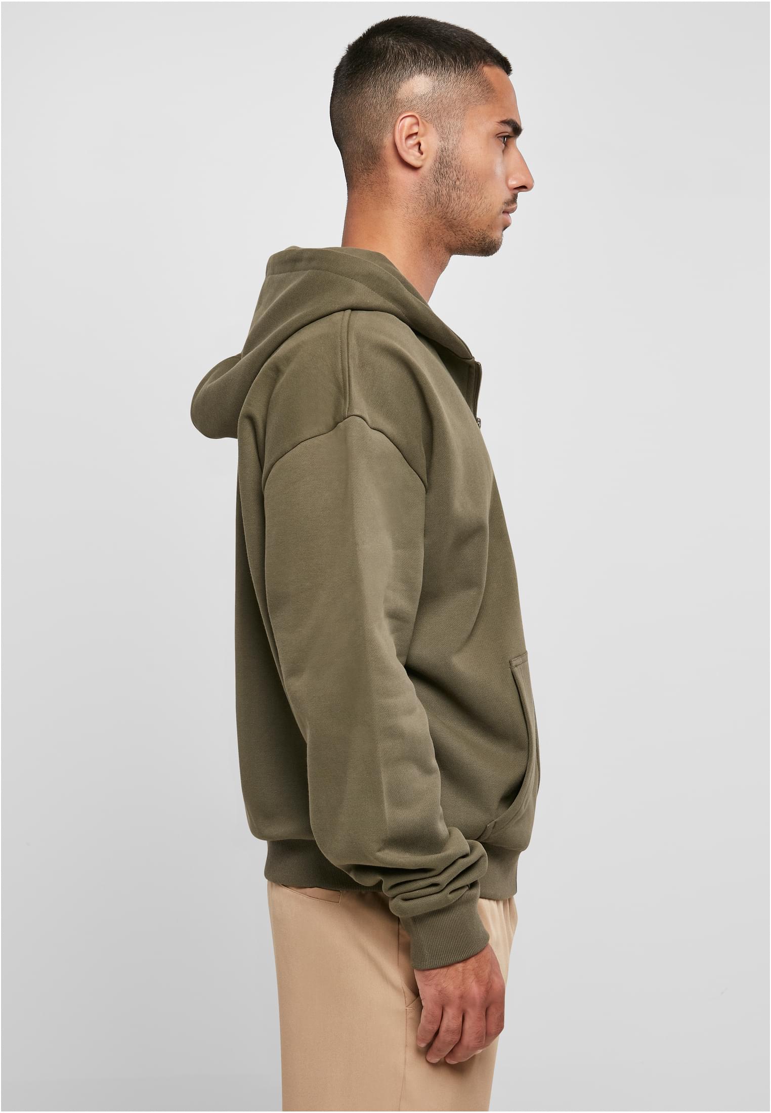 Ultra Heavy Zip Hoody olive | olive