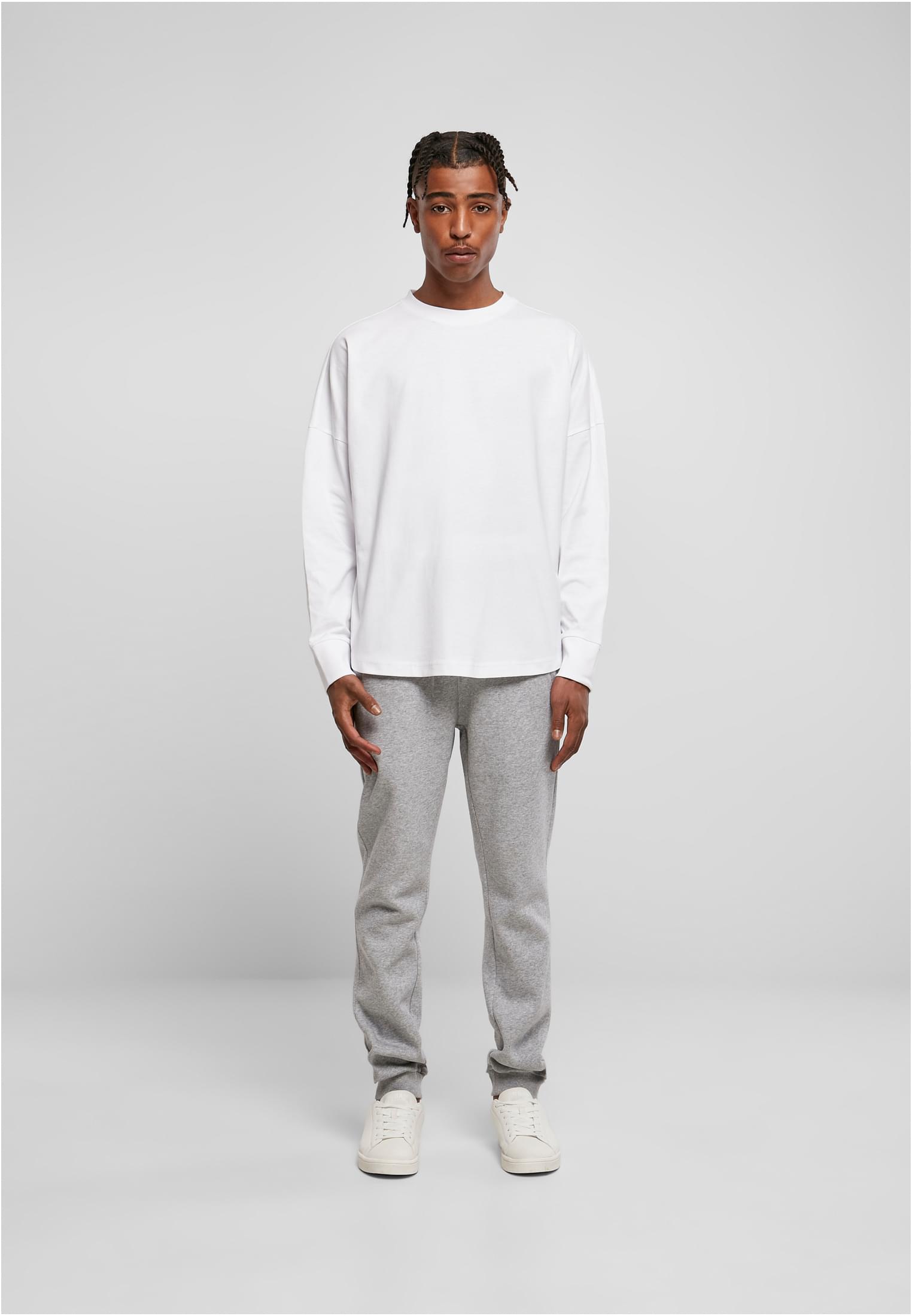 Oversized Cut On Sleeve Longsleeve white | white