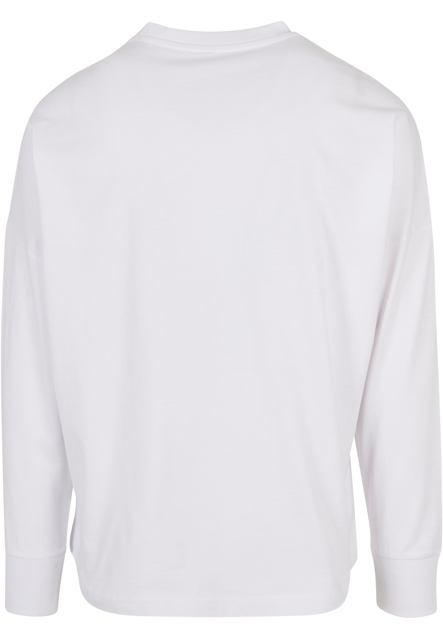 Oversized Cut On Sleeve Longsleeve white | white