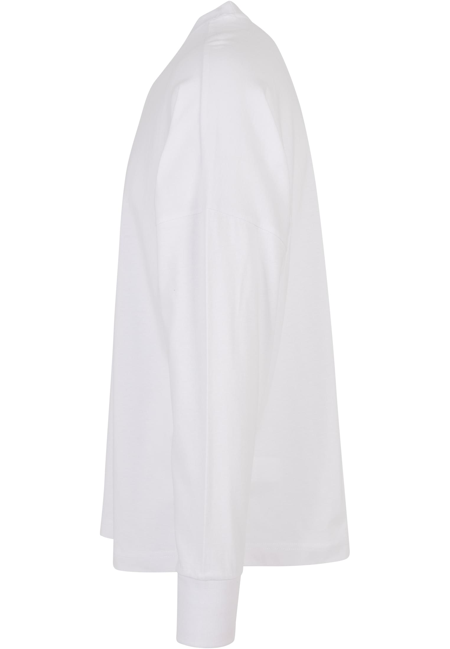 Oversized Cut On Sleeve Longsleeve white | white