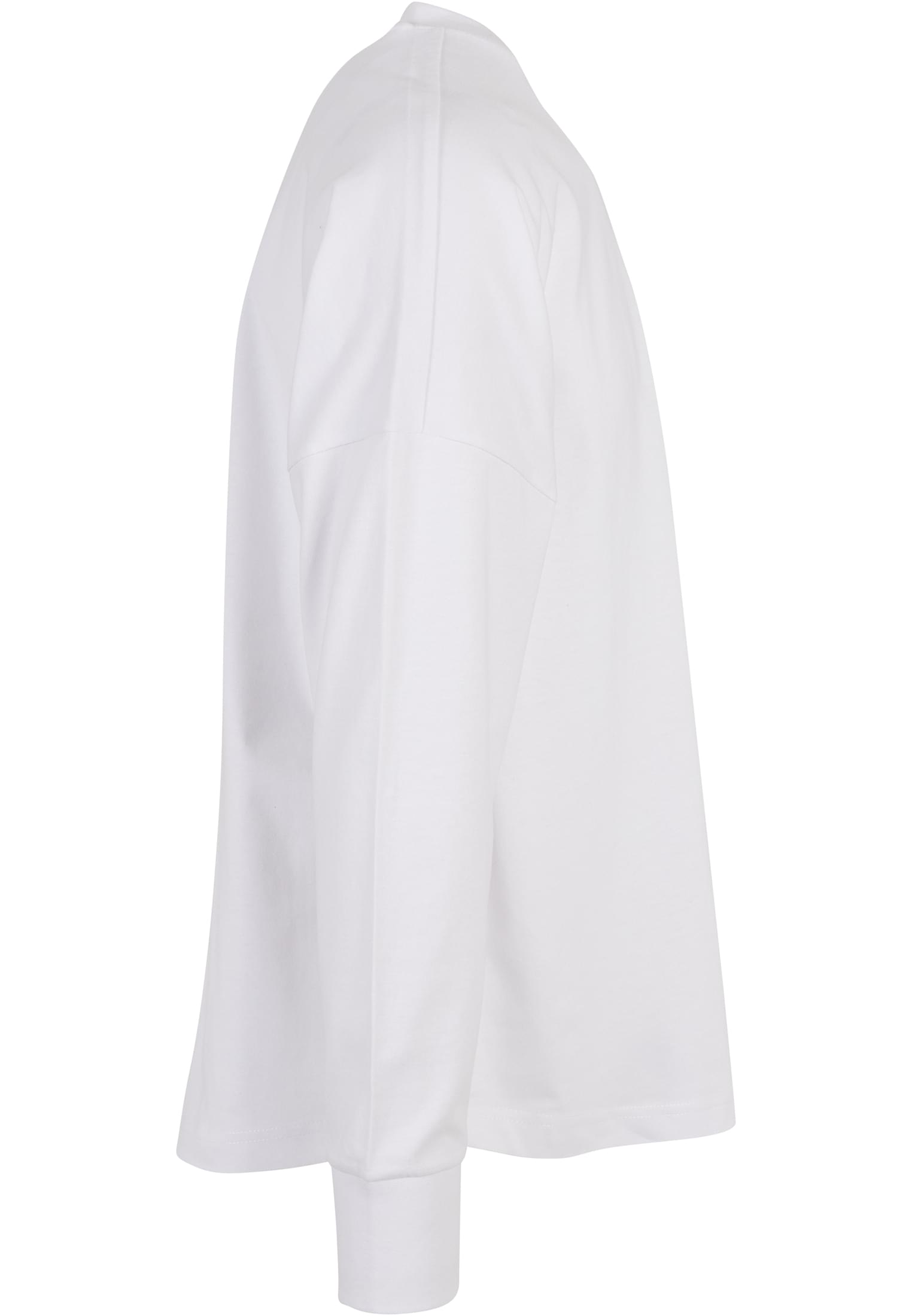 Oversized Cut On Sleeve Longsleeve white | white