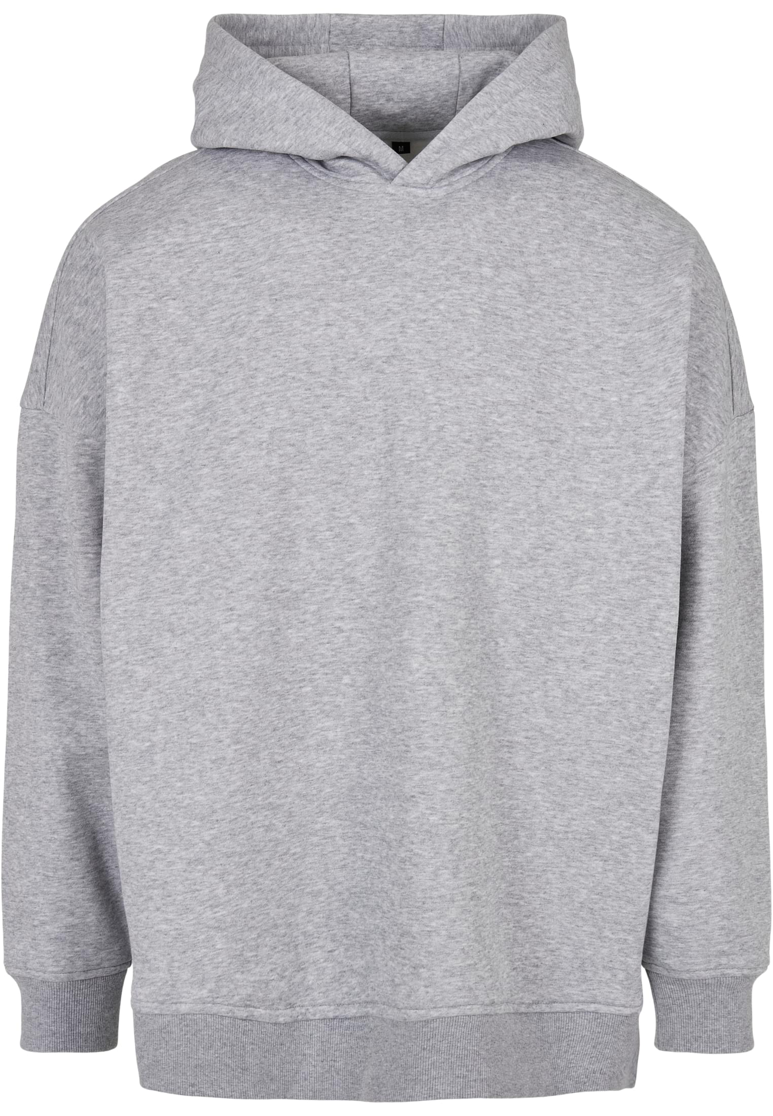 Oversized Cut On Sleeve Hoody grey | grey