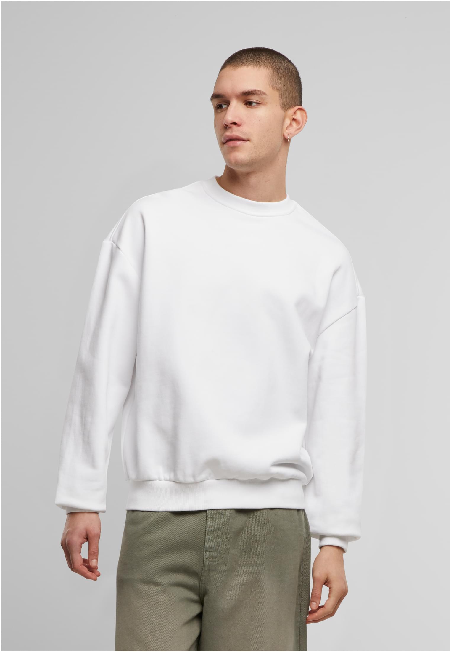 Ultra Heavy Cotton Crewneck white | white